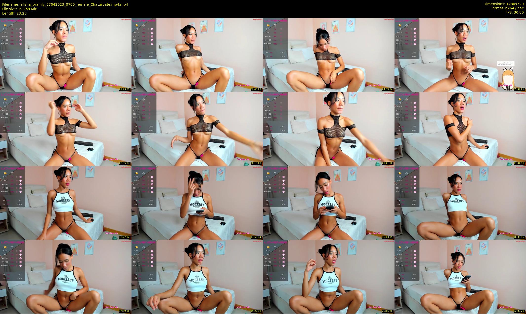 alisha_brainly — 24 minute Chaturbate female cam show recording, 720p, Apr 7, 2023