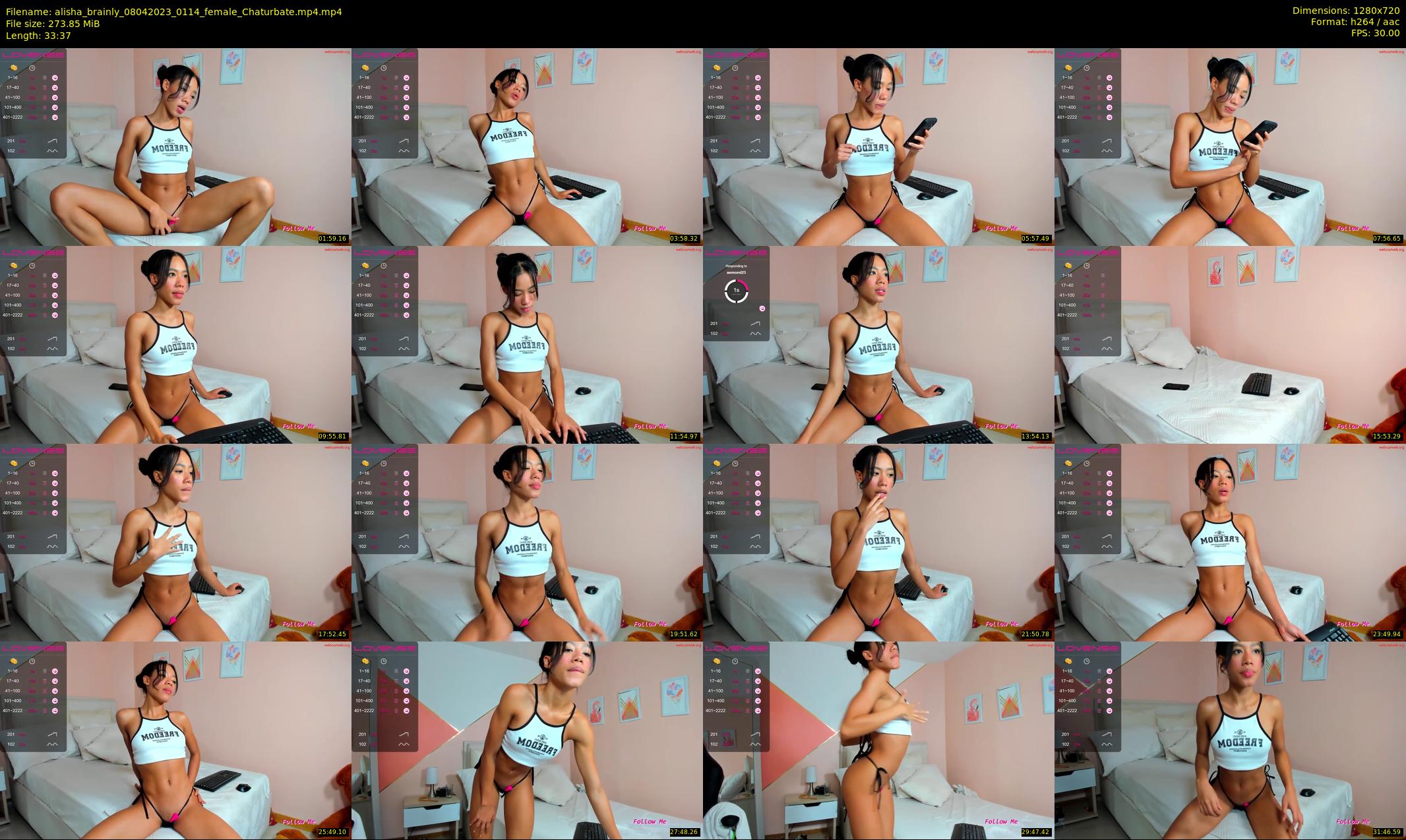 alisha_brainly — 34 minute Chaturbate female cam show recording, 720p, Apr 8, 2023