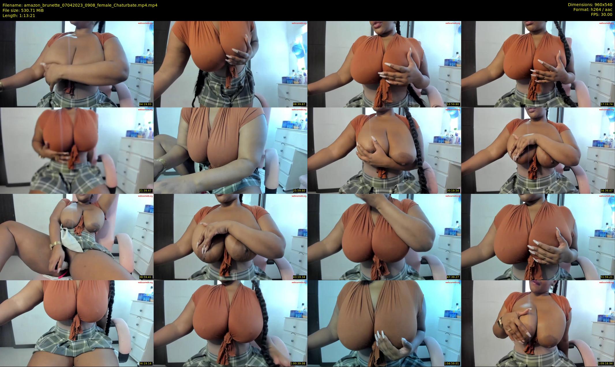 amazon_brunette — 74 minute Chaturbate female cam show recording, 480p, Apr 7, 2023