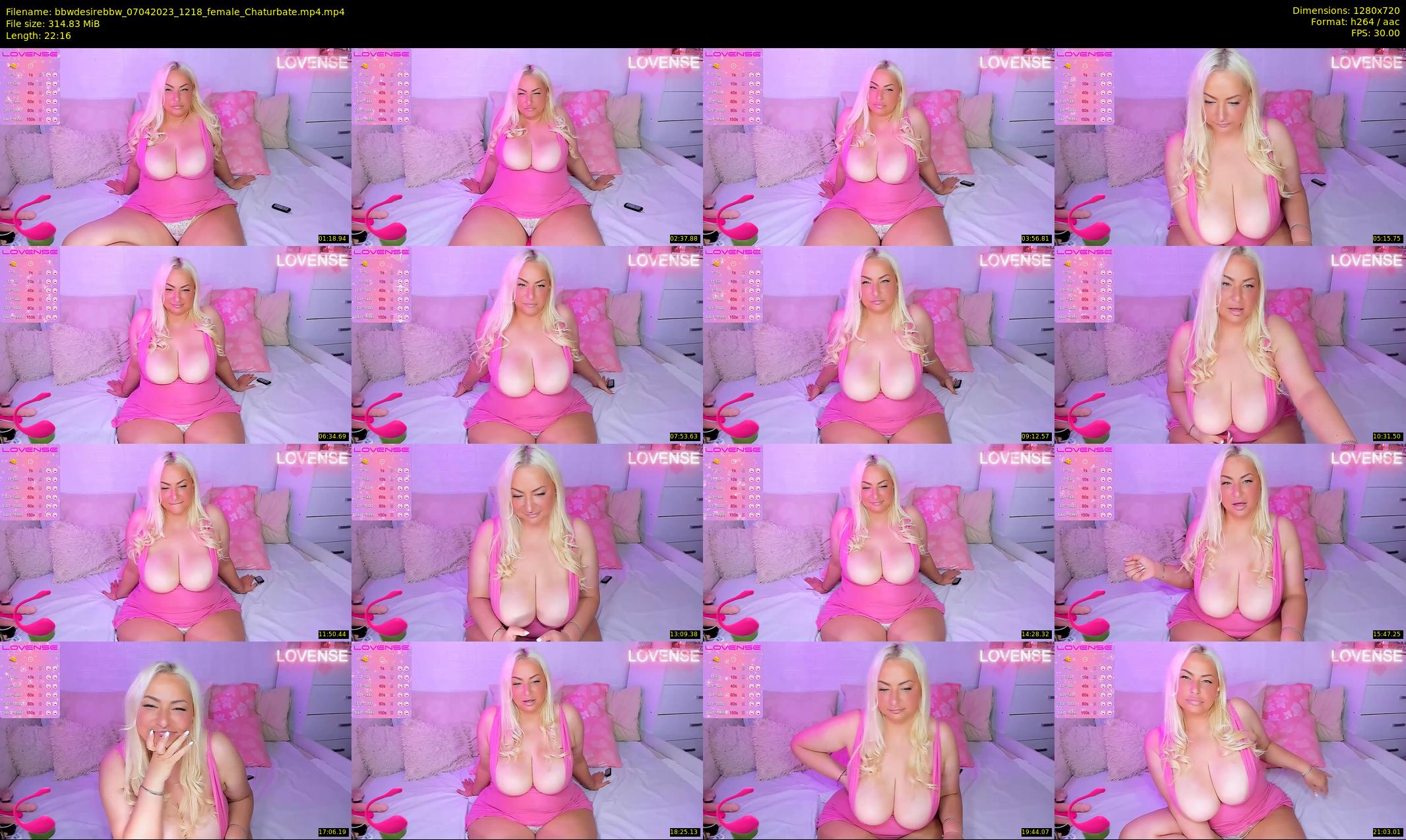 bbwdesirebbw — 23 minute Chaturbate female cam show recording, 720p, Apr 7, 2023