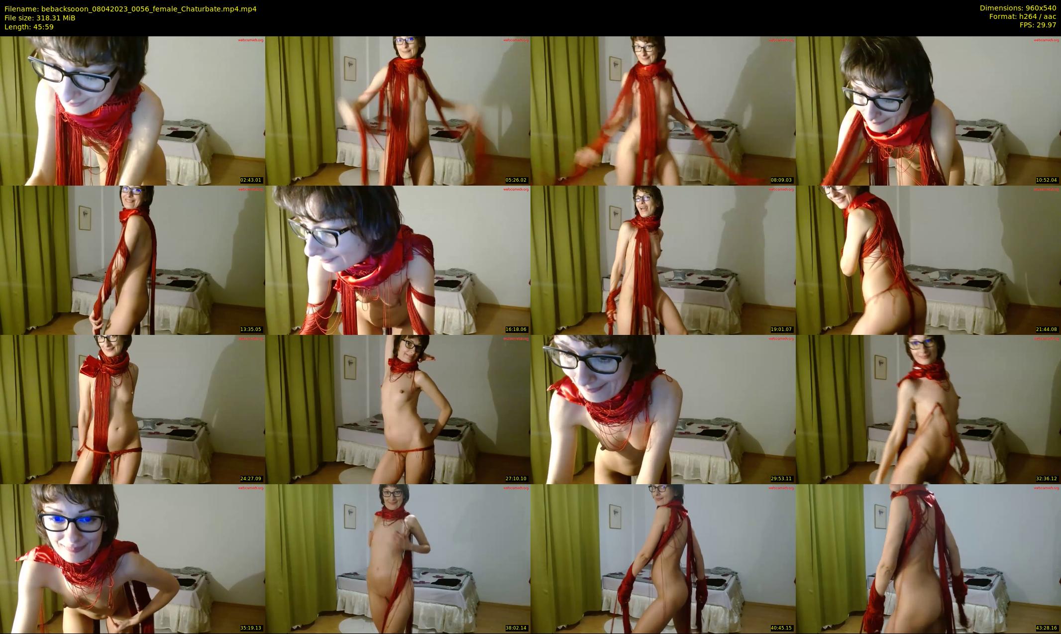 bebacksooon — 46 minute Chaturbate female cam show recording, 480p, Apr 8, 2023