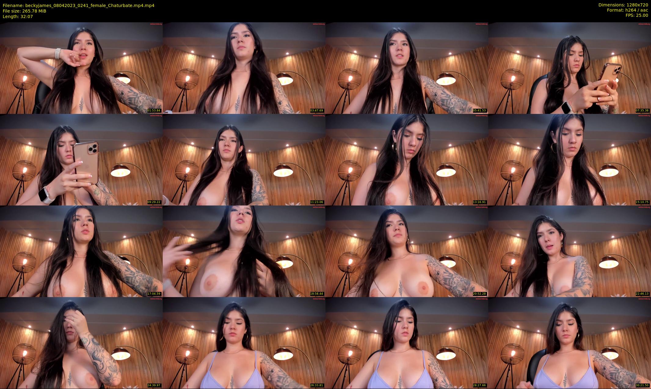 beckyjames — 33 minute Chaturbate female cam show recording, 720p, Apr 8, 2023