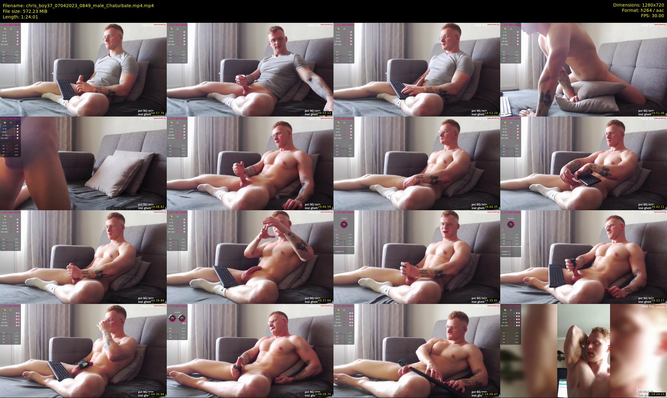 chris_boy37 — 85 minute Chaturbate male cam show recording, 720p, Apr 7, 2023