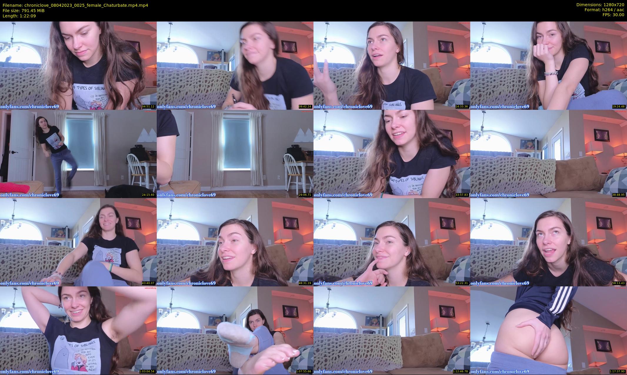 chroniclove — 83 minute Chaturbate female cam show recording, 720p, Apr 8, 2023