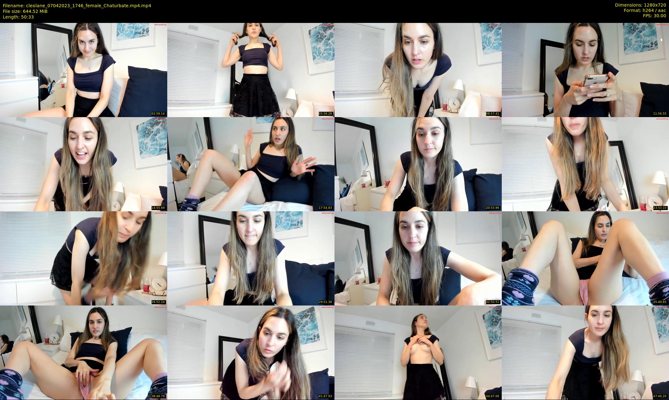 cleolane — 51 minute Chaturbate female cam show recording, 720p, Apr 7, 2023
