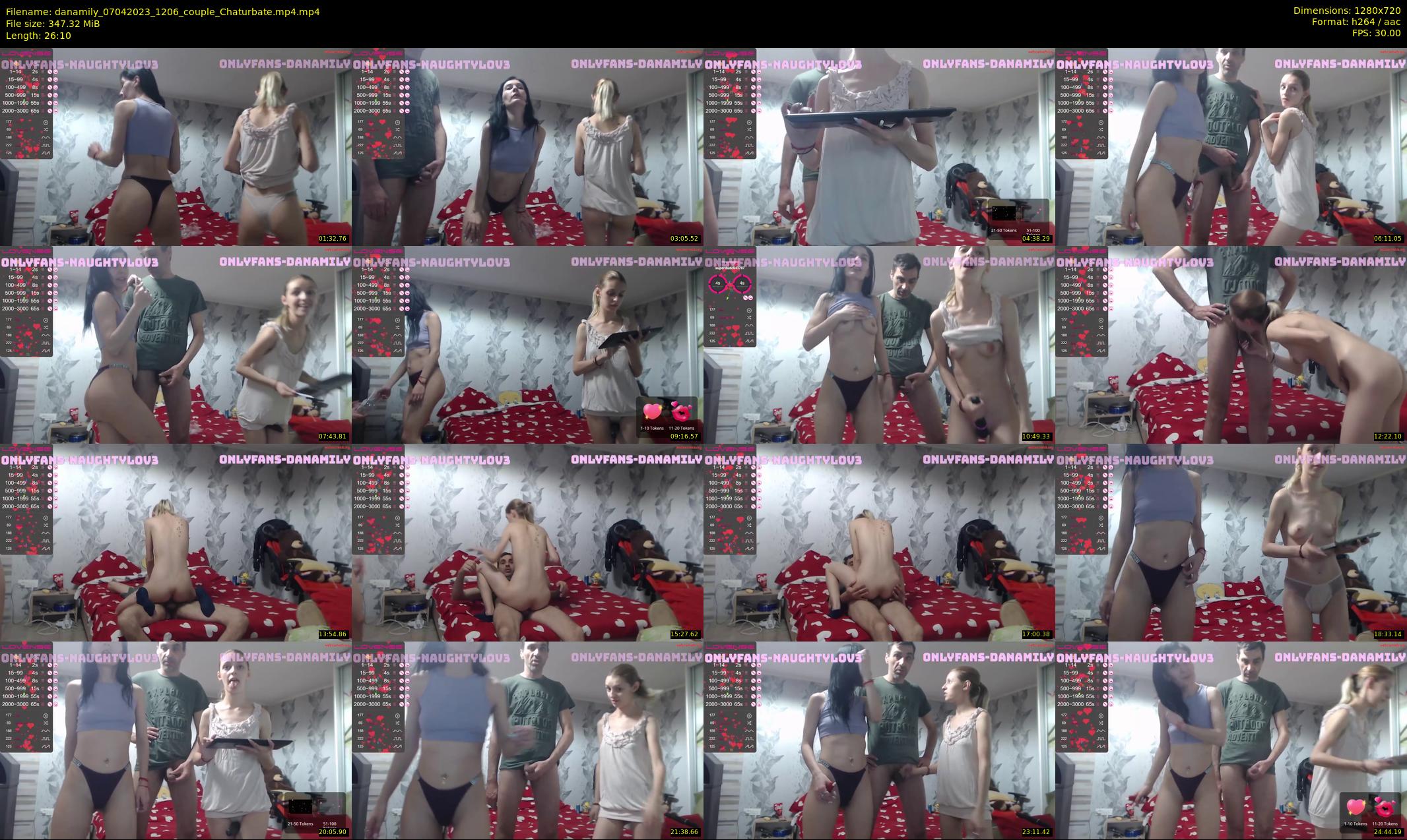 danamily — 27 minute Chaturbate female cam show recording, 720p, Apr 7, 2023