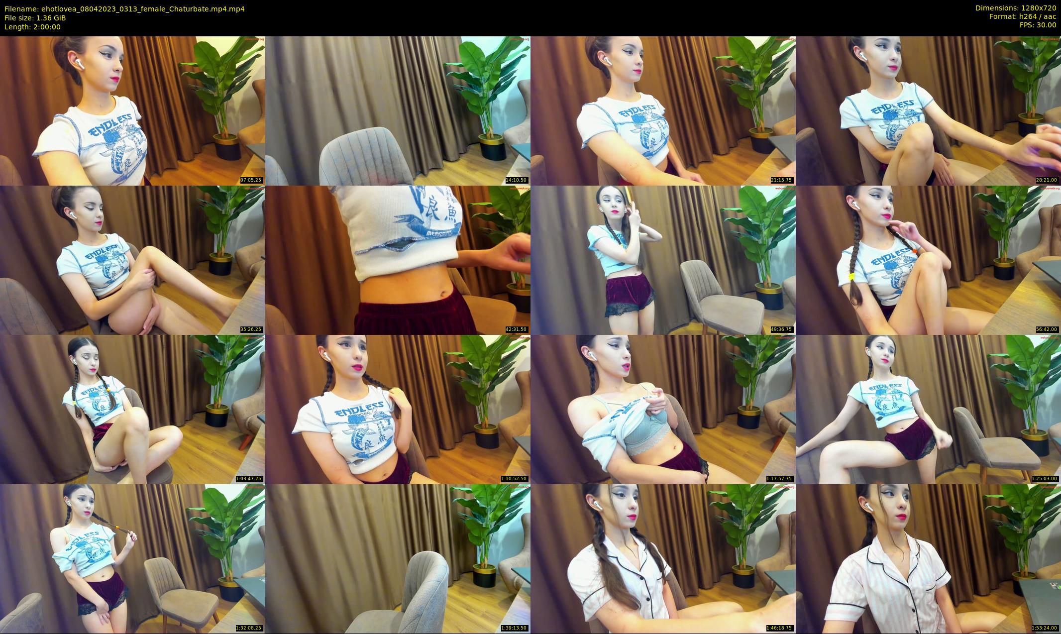 ehotlovea — 120 minute Chaturbate female cam show recording, 720p, Apr 8, 2023