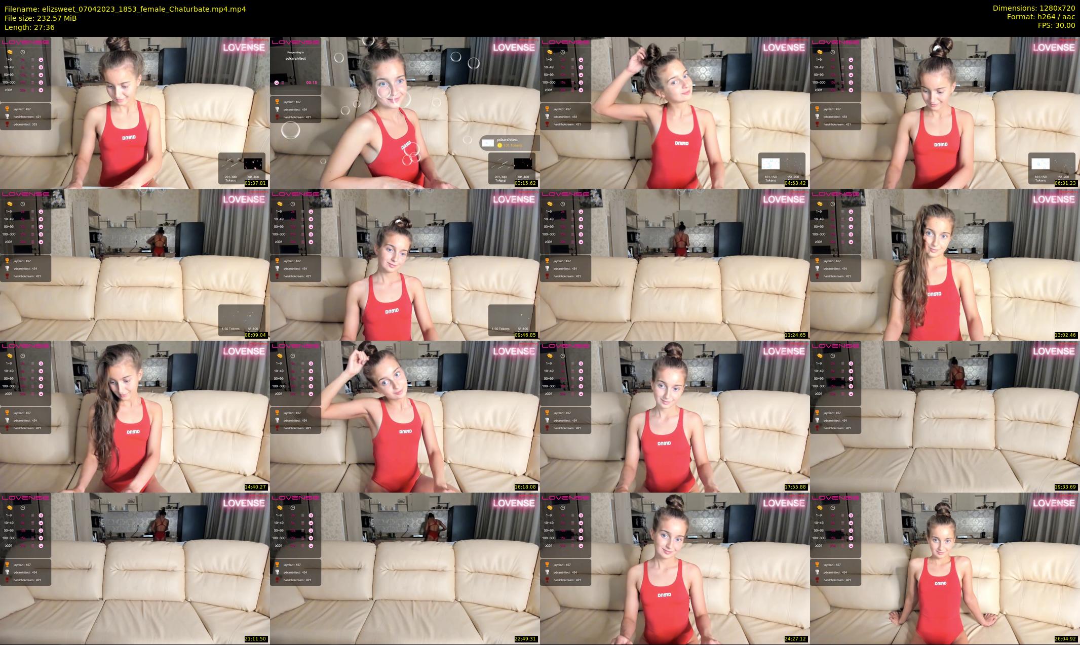 elizsweet — 28 minute Chaturbate female cam show recording, 720p, Apr 7, 2023