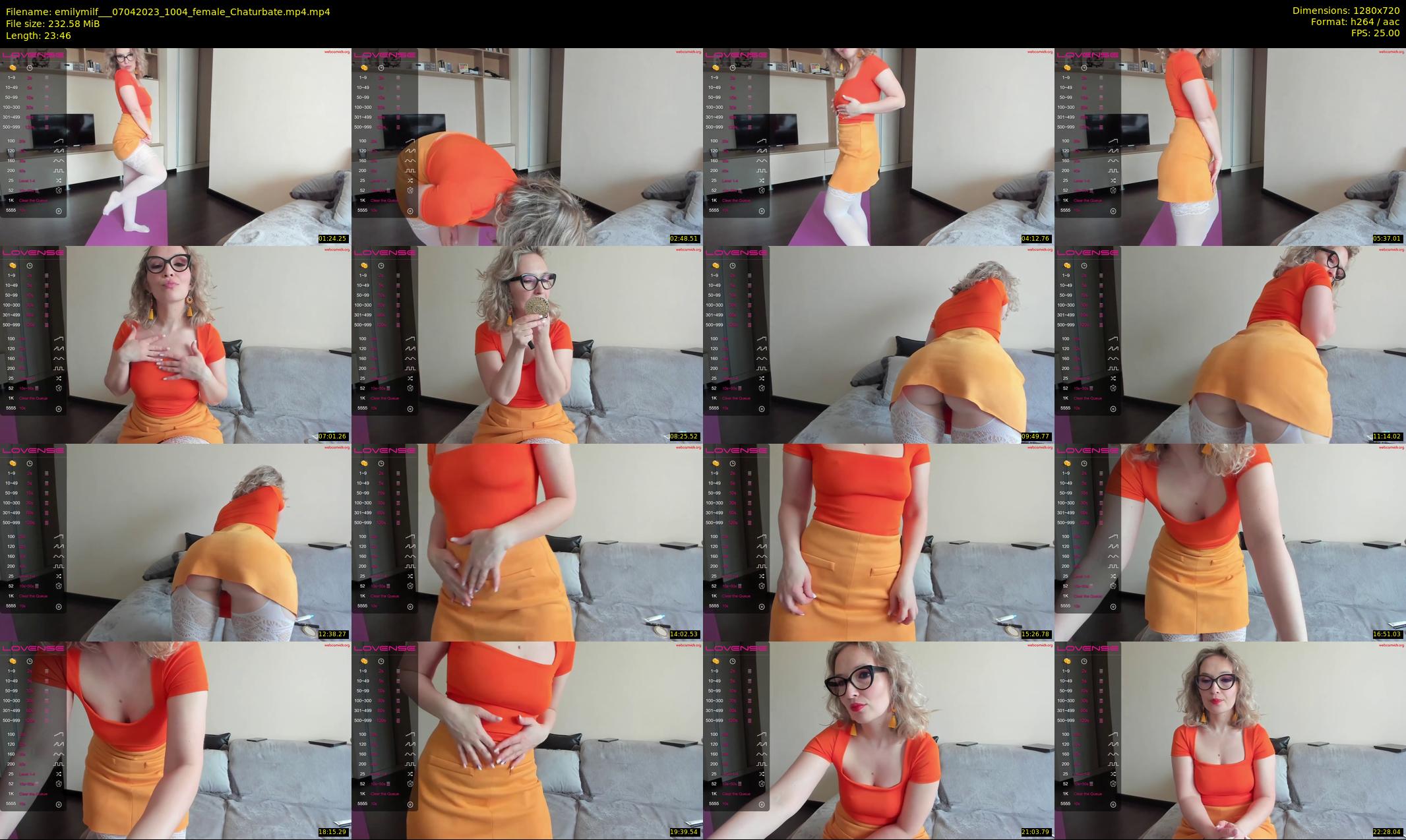 emilymilf__ — 24 minute Chaturbate female cam show recording, 720p, Apr 7, 2023