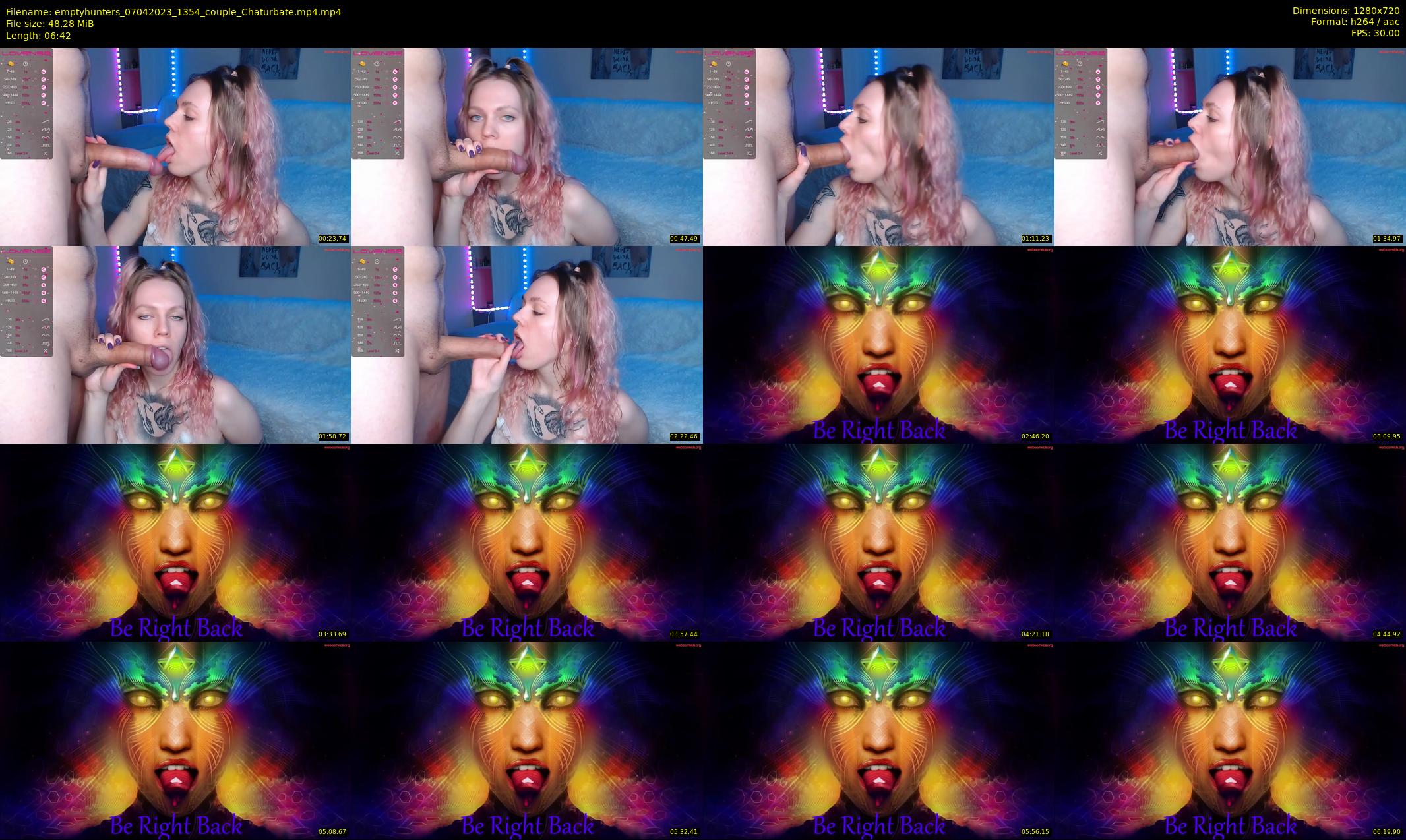 emptyhunters — 7 minute Chaturbate couple cam show recording, 720p, Apr 7, 2023