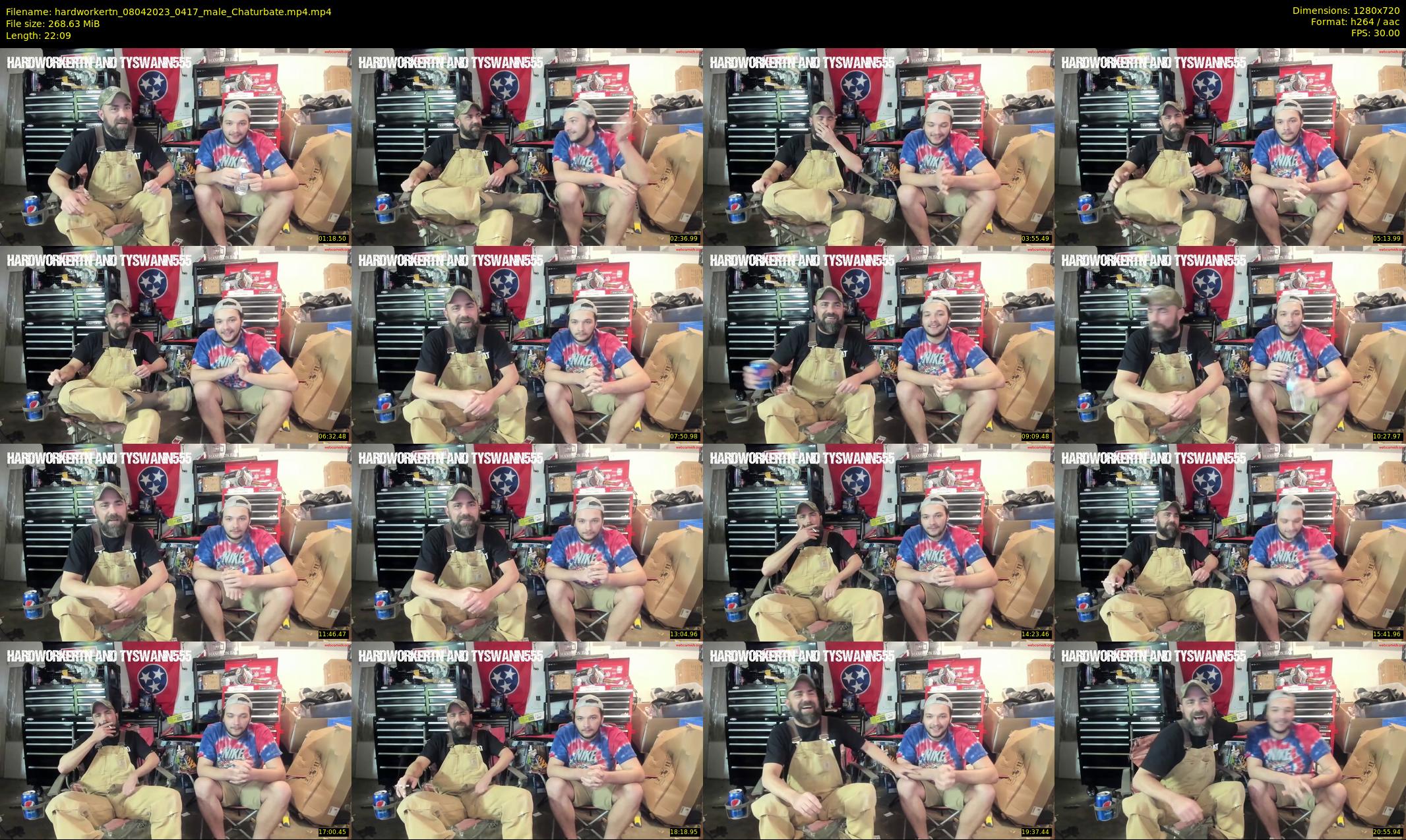hardworkertn — 23 minute Chaturbate male cam show recording, 720p, Apr 8, 2023