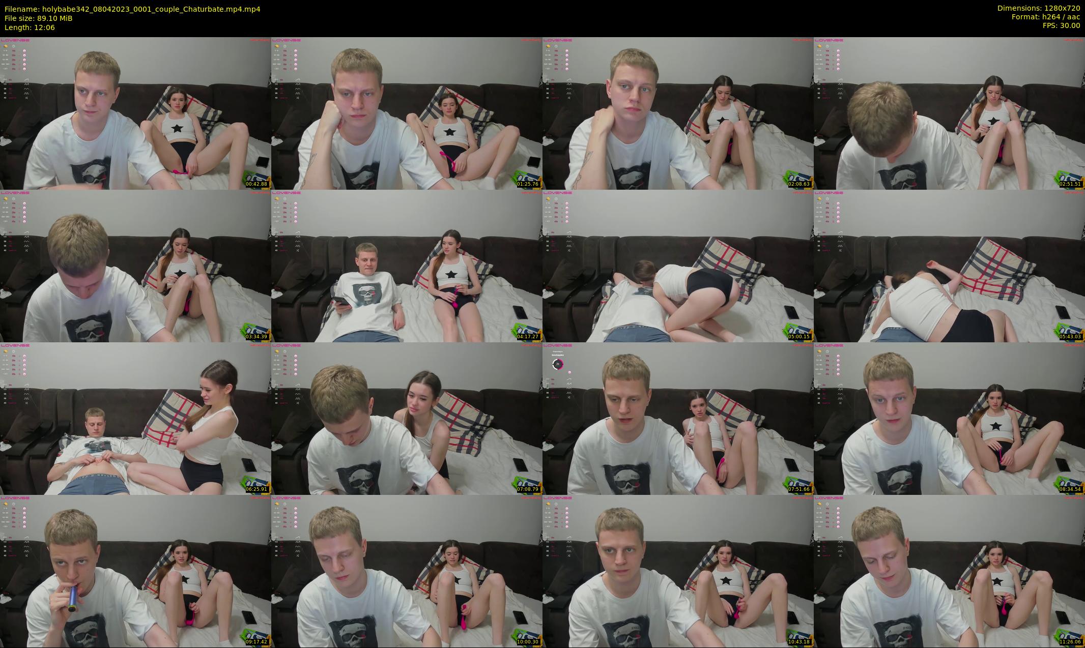 holybabe342 — 13 minute Chaturbate couple cam show recording, 720p, Apr 8, 2023