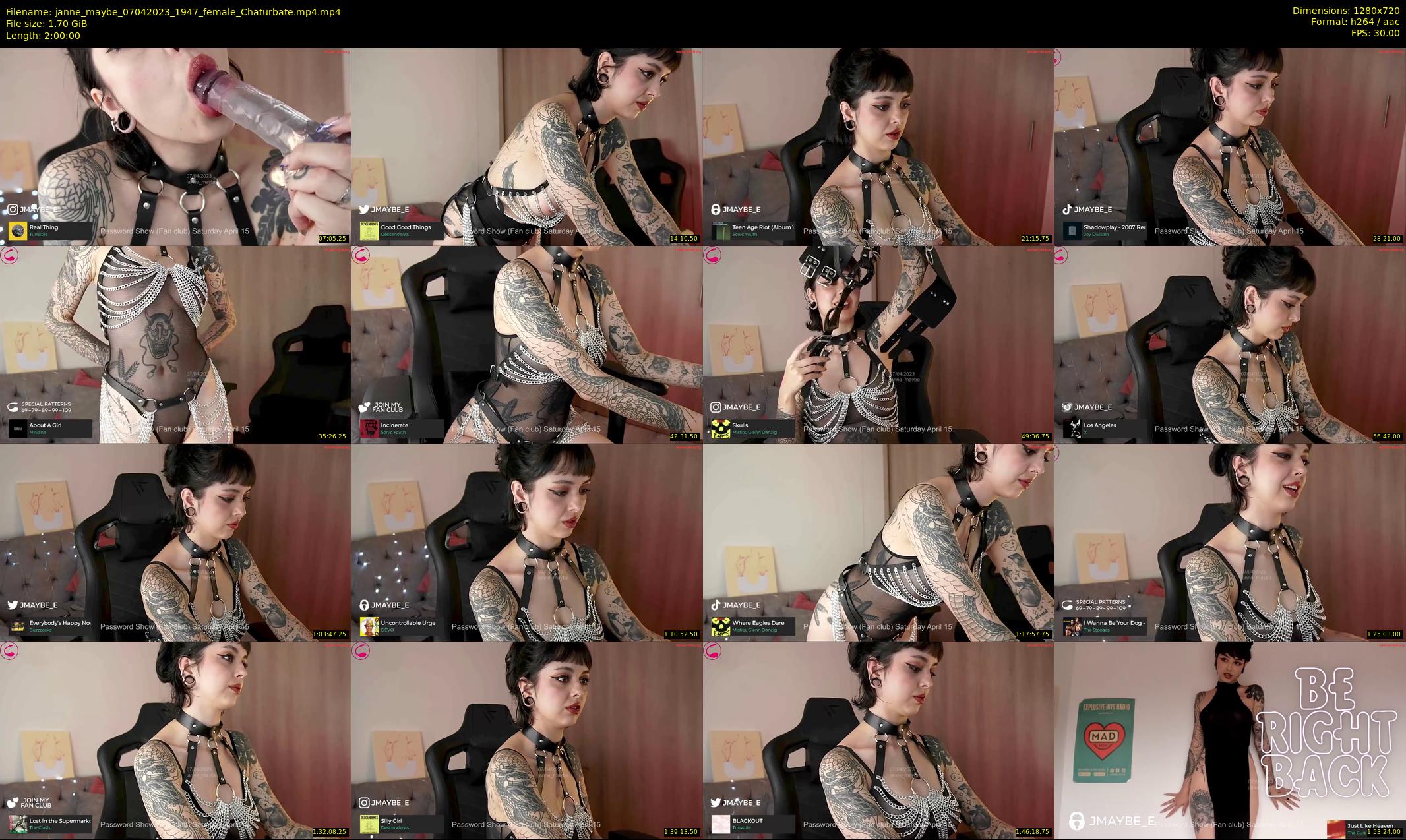 janne_maybe — 120 minute Chaturbate female cam show recording, 720p, Apr 7, 2023