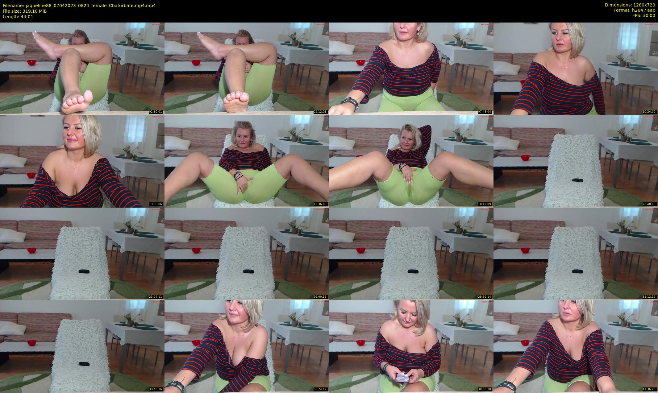 jaqueline88 — 45 minute Chaturbate female cam show recording, 720p, Apr 7, 2023