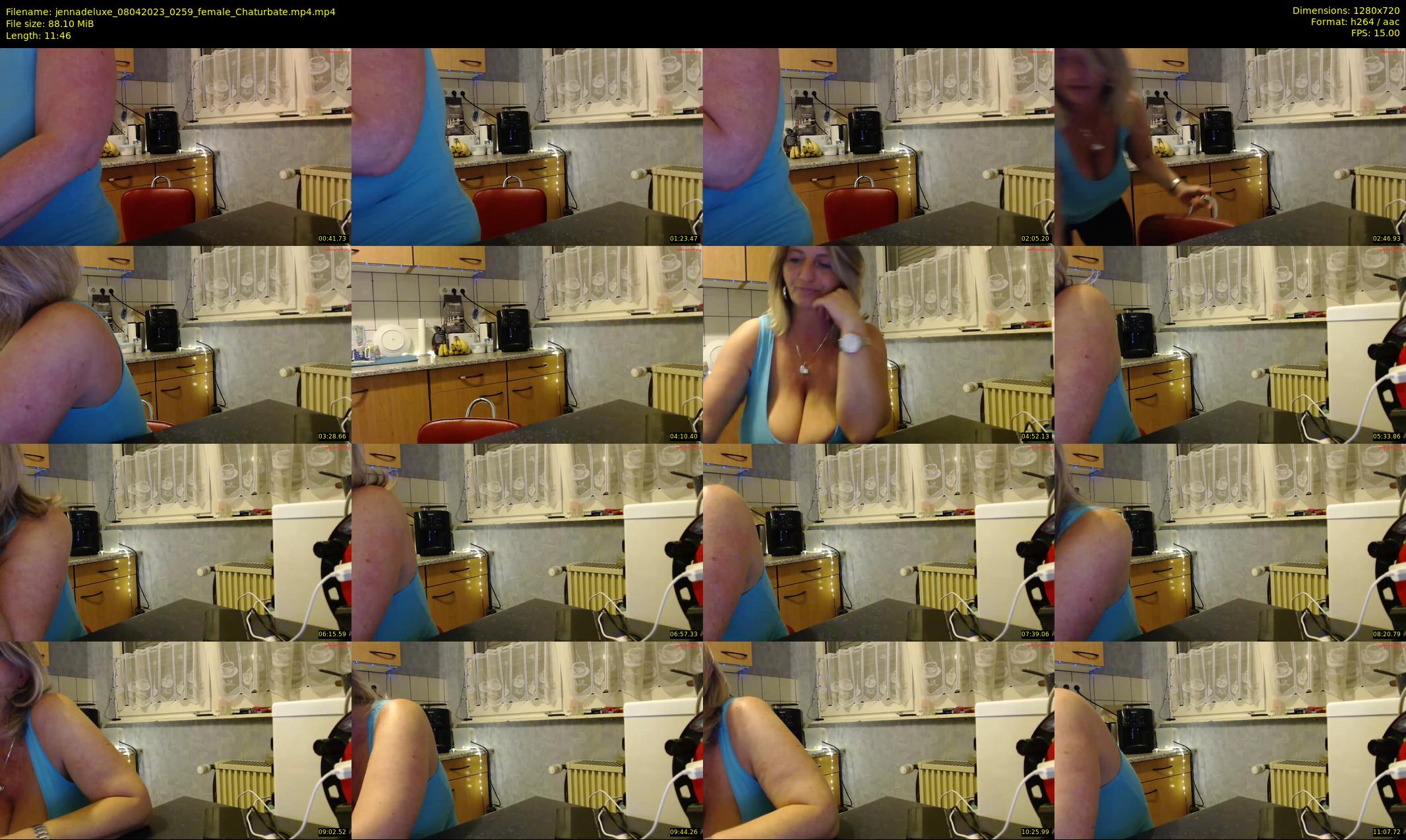 jennadeluxe — 12 minute Chaturbate female cam show recording, 720p, Apr 8, 2023