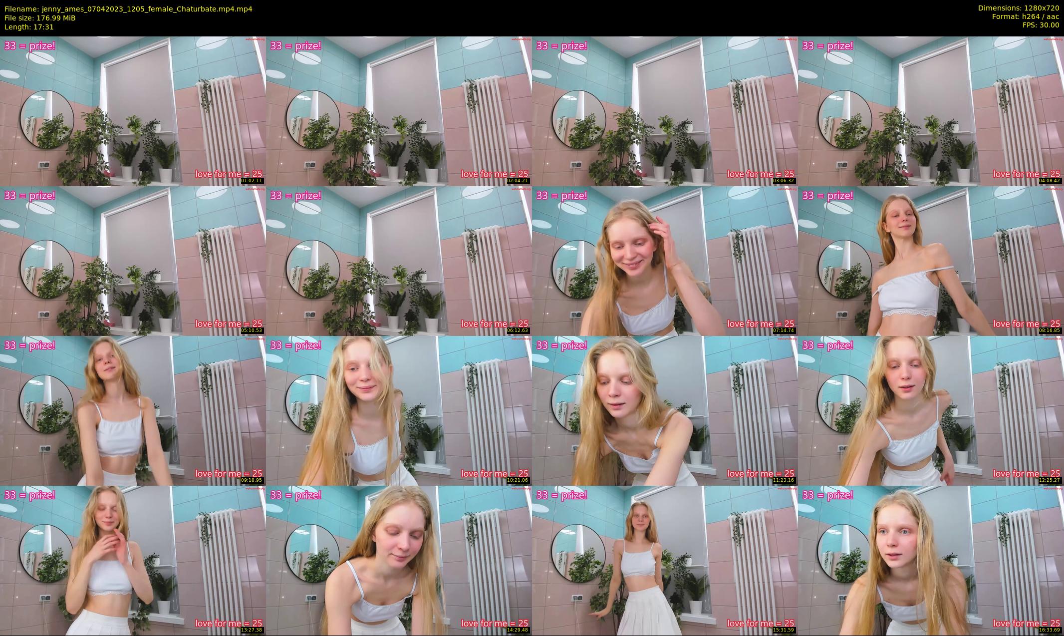 jenny_ames — 18 minute Chaturbate female cam show recording, 720p, Apr 7, 2023