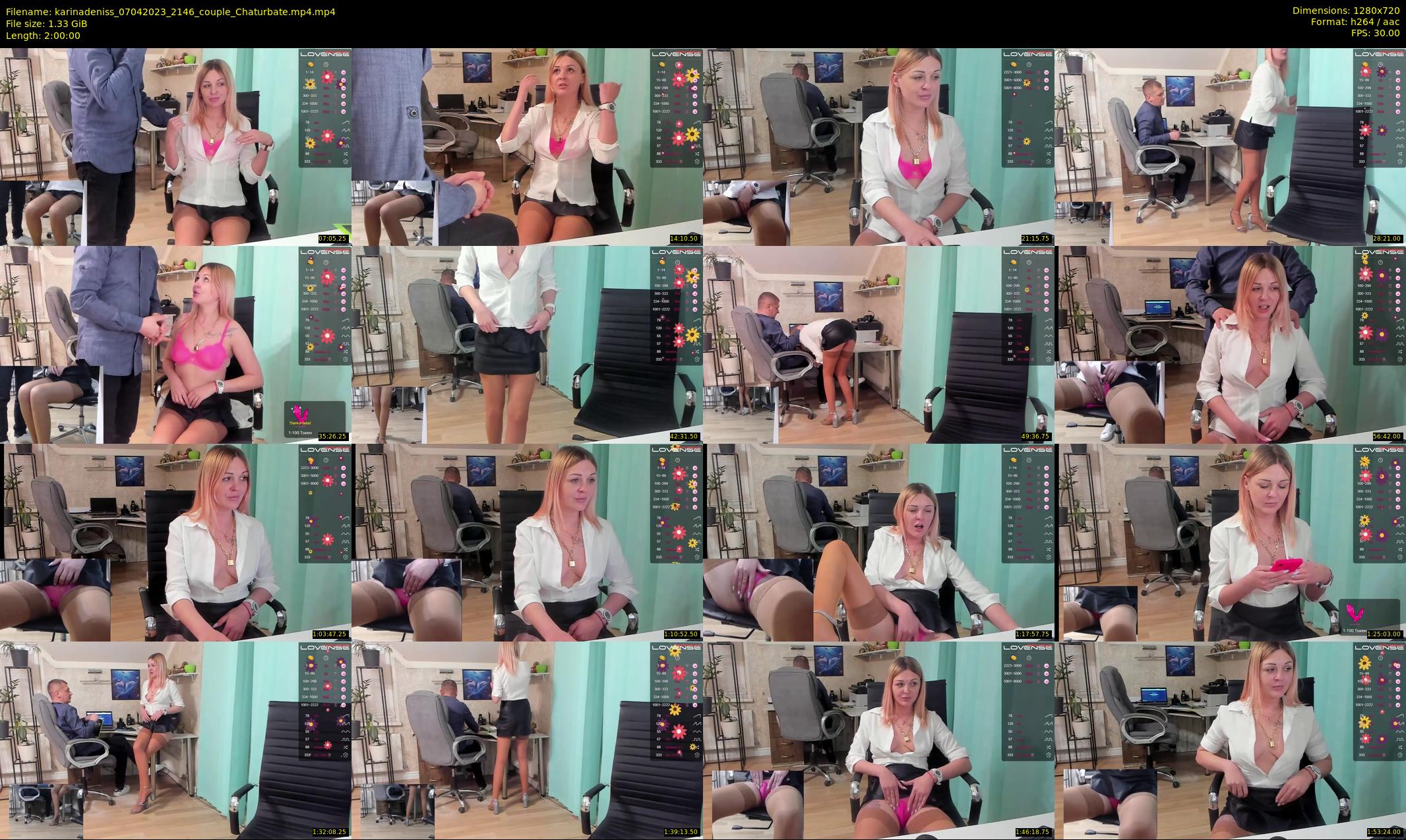 karinadeniss — 120 minute Chaturbate couple cam show recording, 720p, Apr 7, 2023