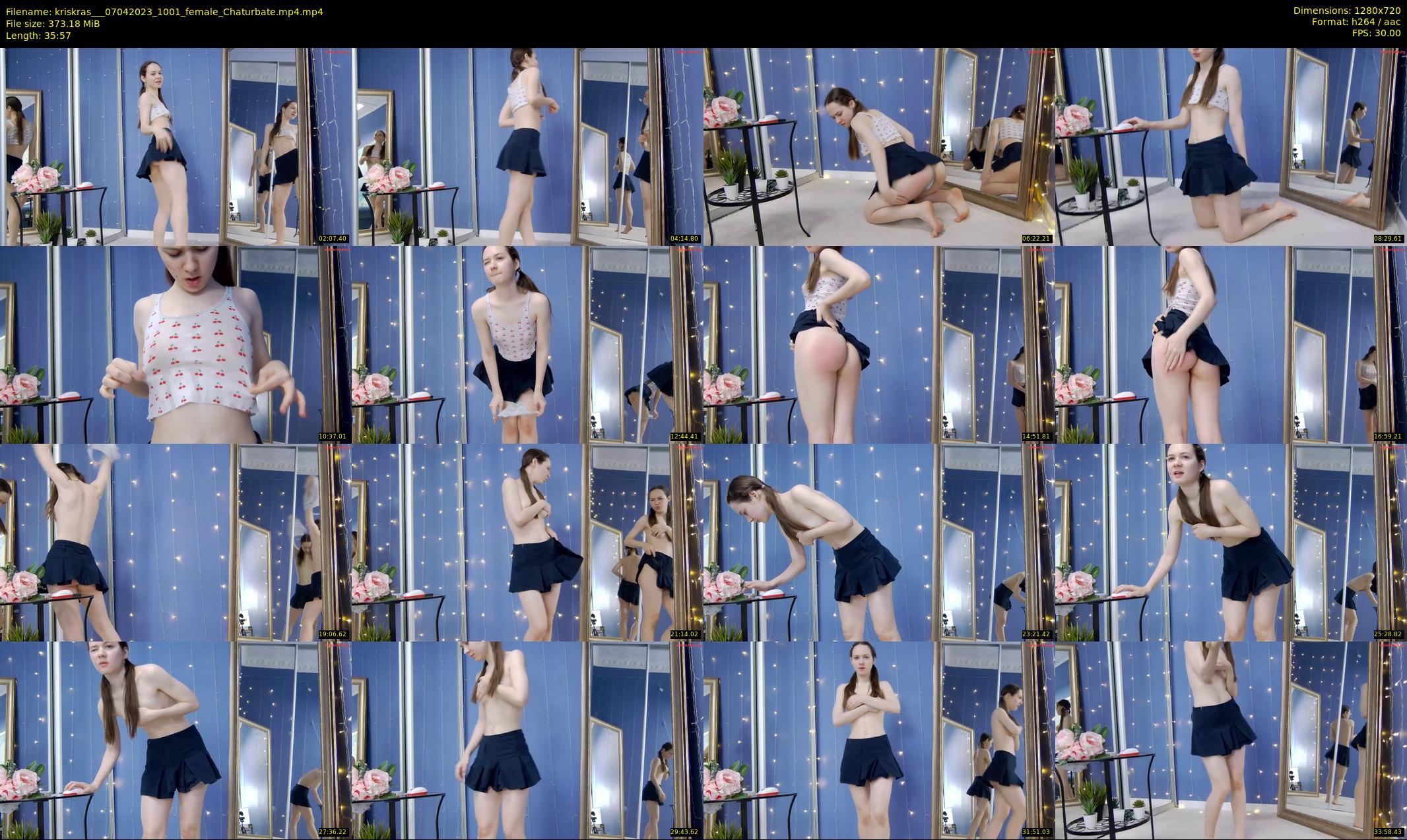 kriskras__ — 36 minute Chaturbate female cam show recording, 720p, Apr 7, 2023