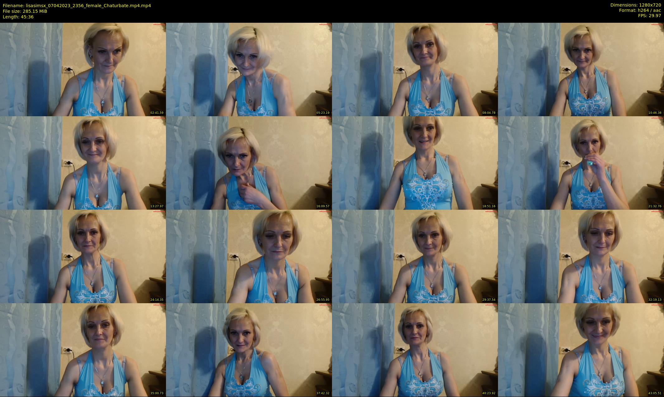 lisasimsx — 46 minute Chaturbate female cam show recording, 720p, Apr 7, 2023