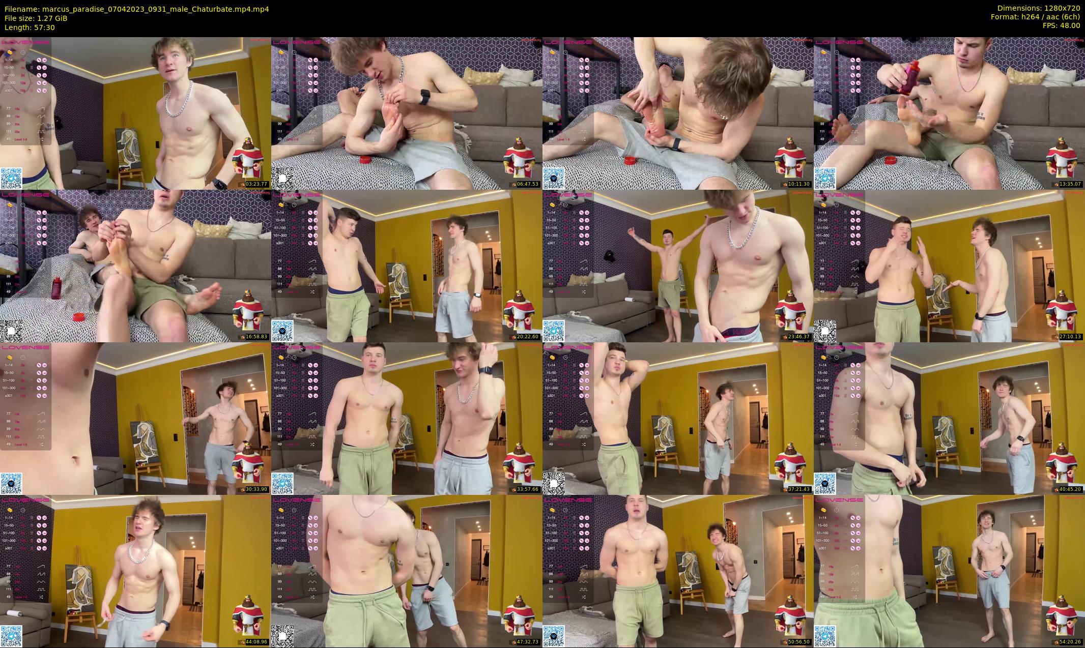 marcus_paradise — 58 minute Chaturbate male cam show recording, 720p, Apr 7, 2023
