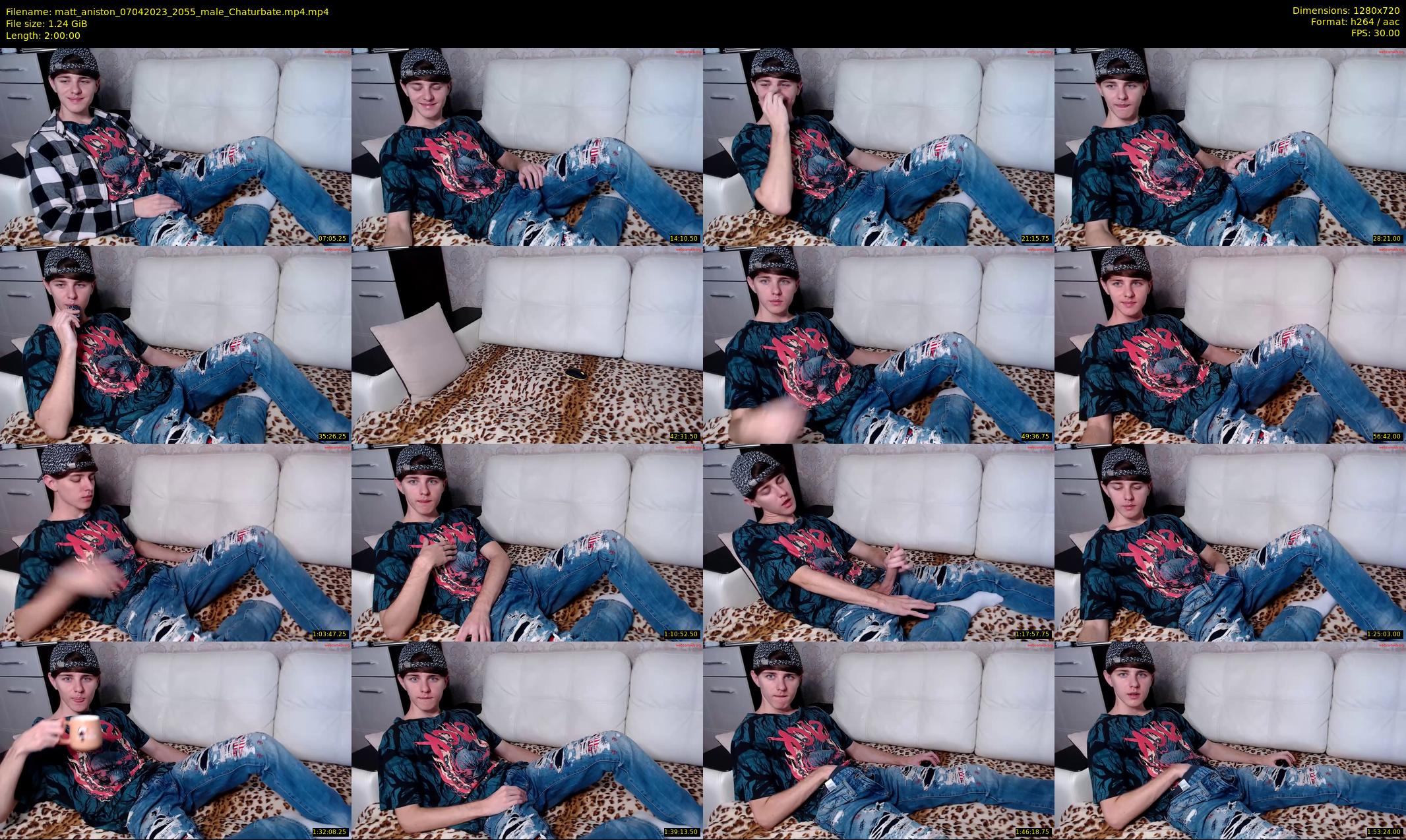 matt_aniston — 120 minute Chaturbate male cam show recording, 720p, Apr 7, 2023