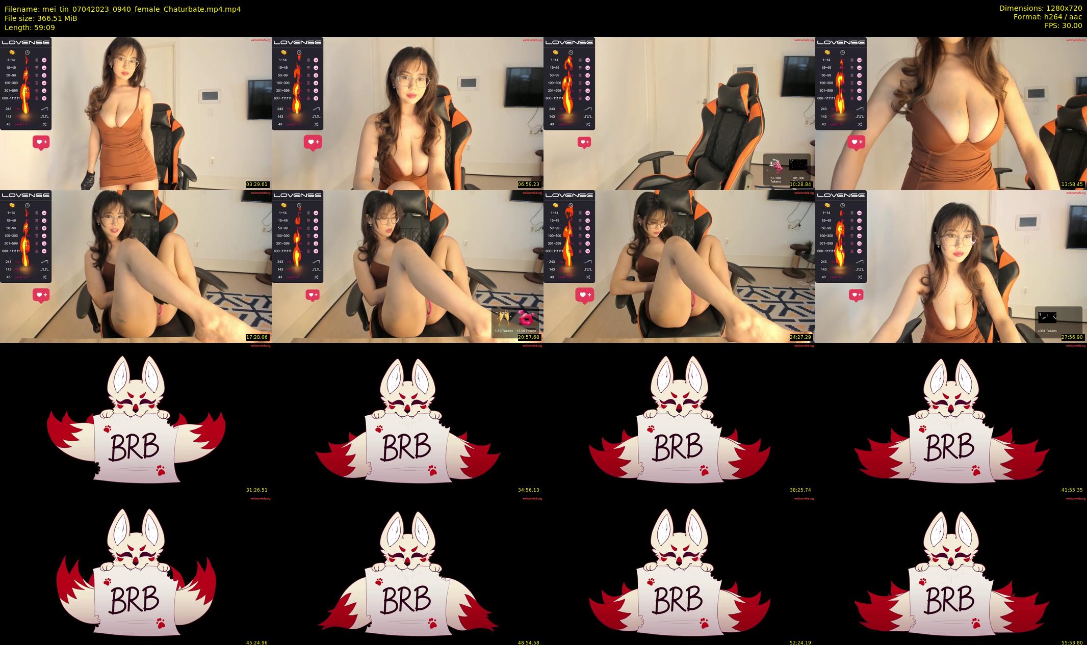 mei_tin — 60 minute Chaturbate female cam show recording, 720p, Apr 7, 2023
