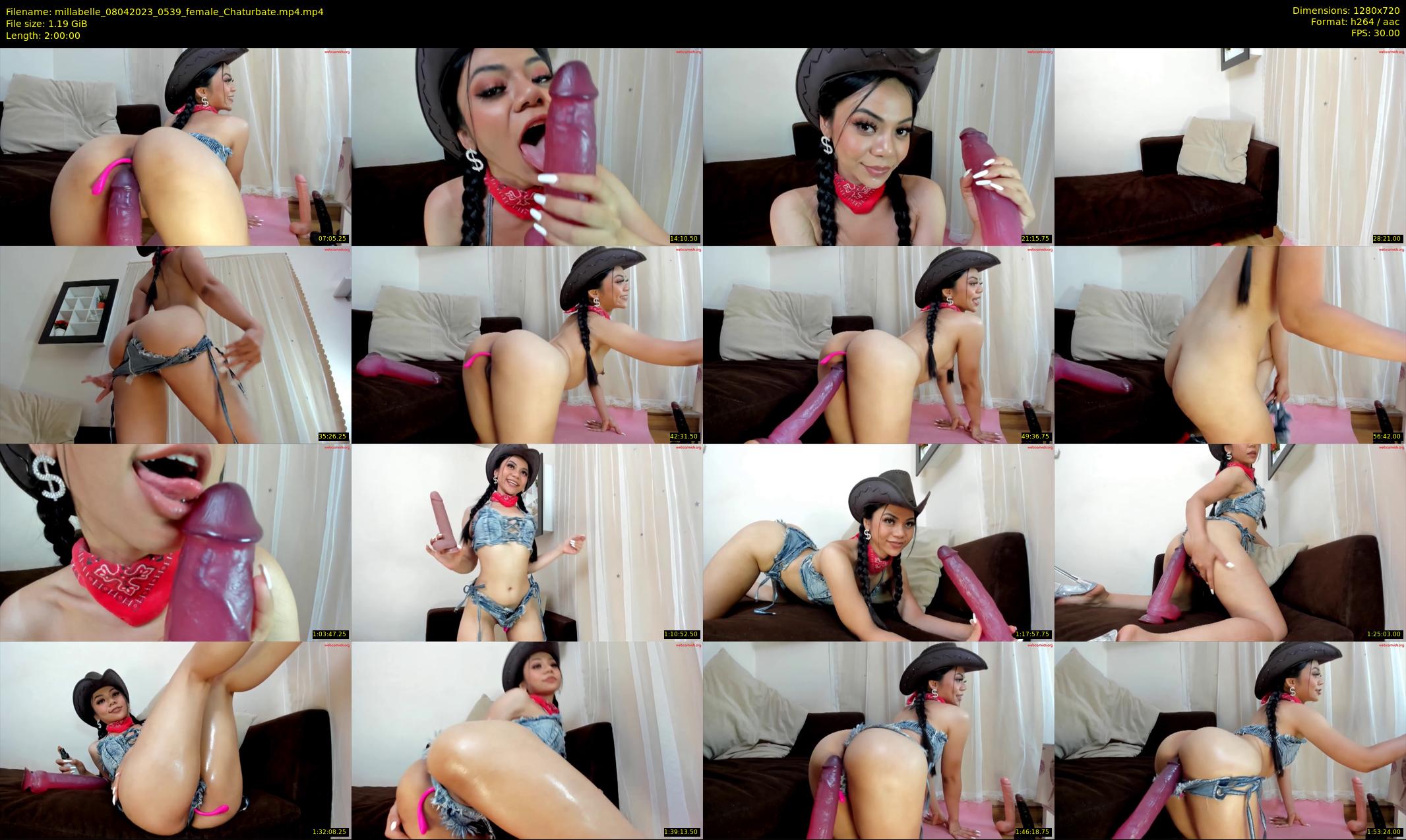 millabelle — 120 minute Chaturbate female cam show recording, 720p, Apr 8, 2023