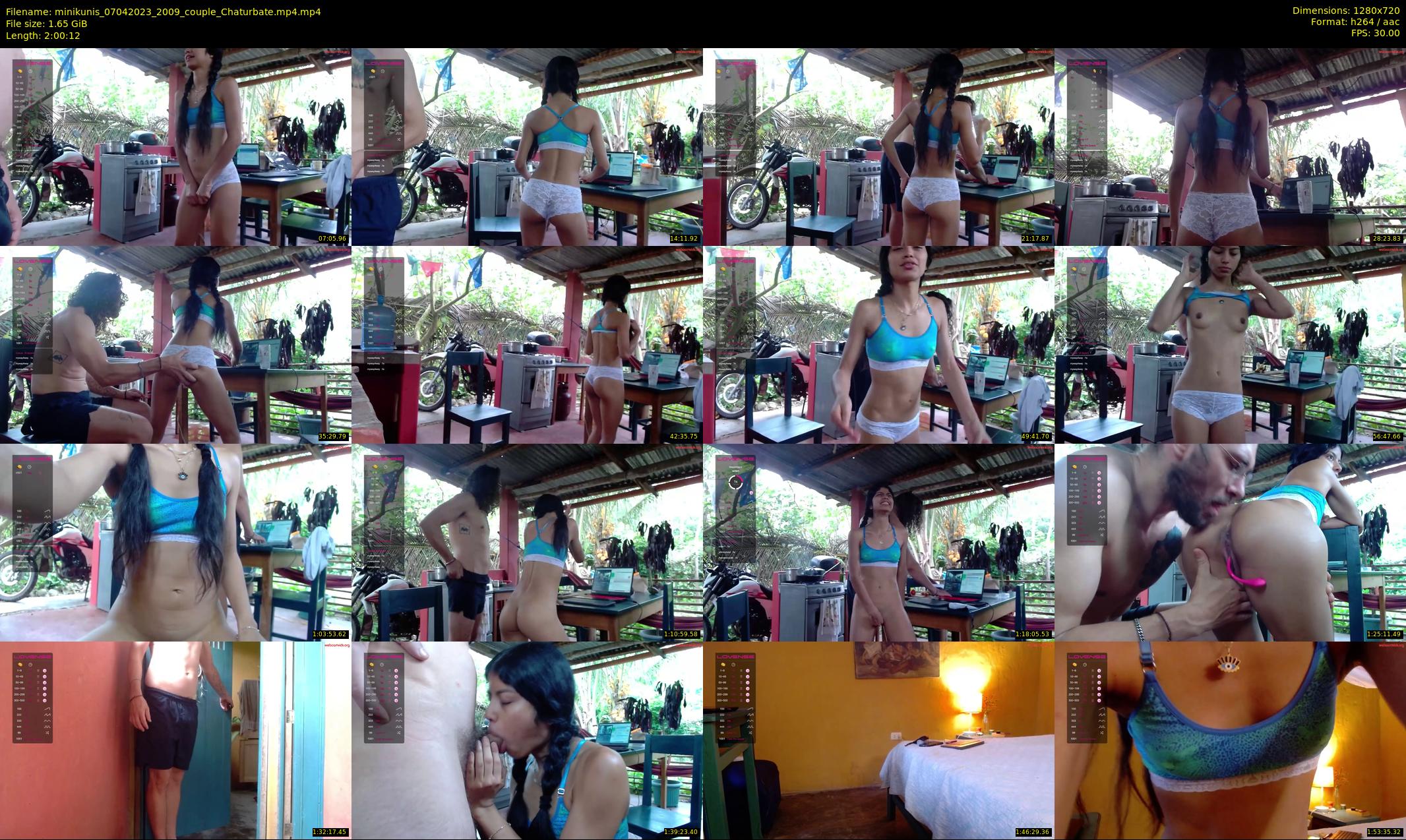 minikunis — 121 minute Chaturbate couple cam show recording, 720p, Apr 7, 2023
