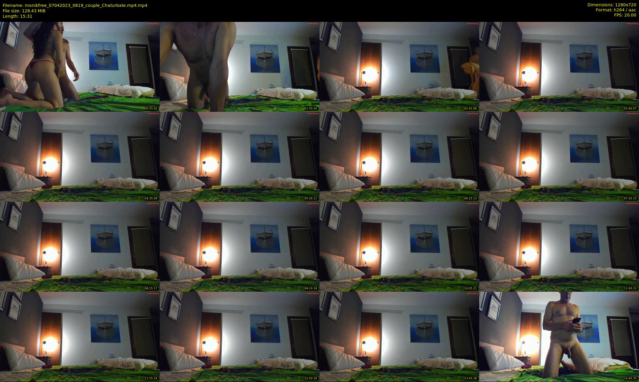 monikfree — 16 minute Chaturbate couple cam show recording, 720p, Apr 7, 2023