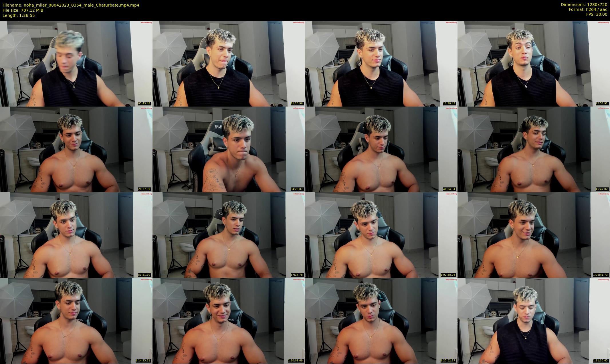 noha_miler — 97 minute Chaturbate male cam show recording, 720p, Apr 8, 2023
