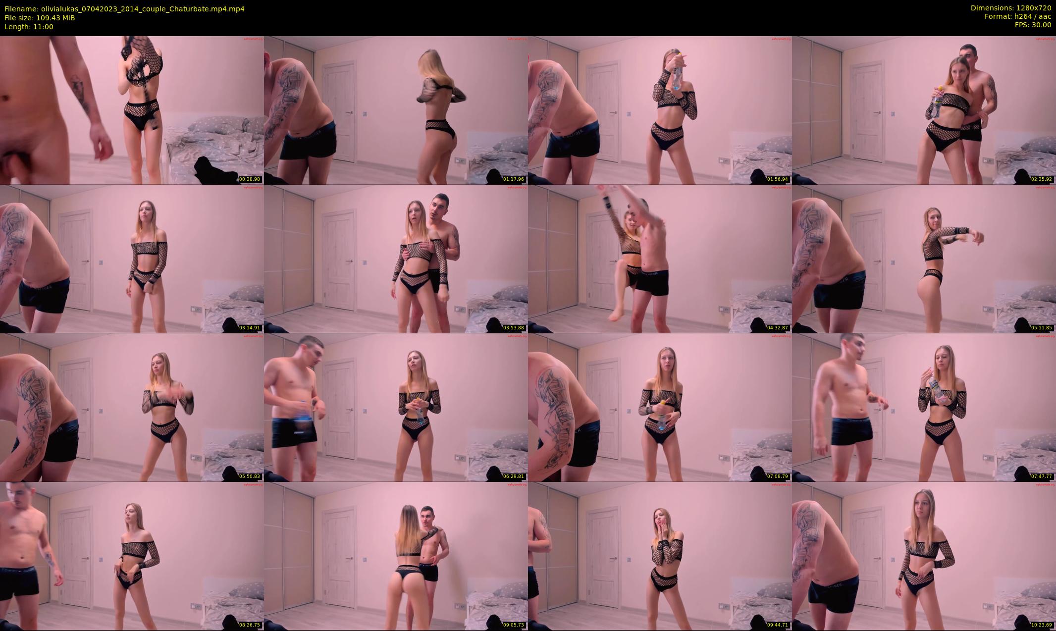 olivialukas — 11 minute Chaturbate couple cam show recording, 720p, Apr 7, 2023
