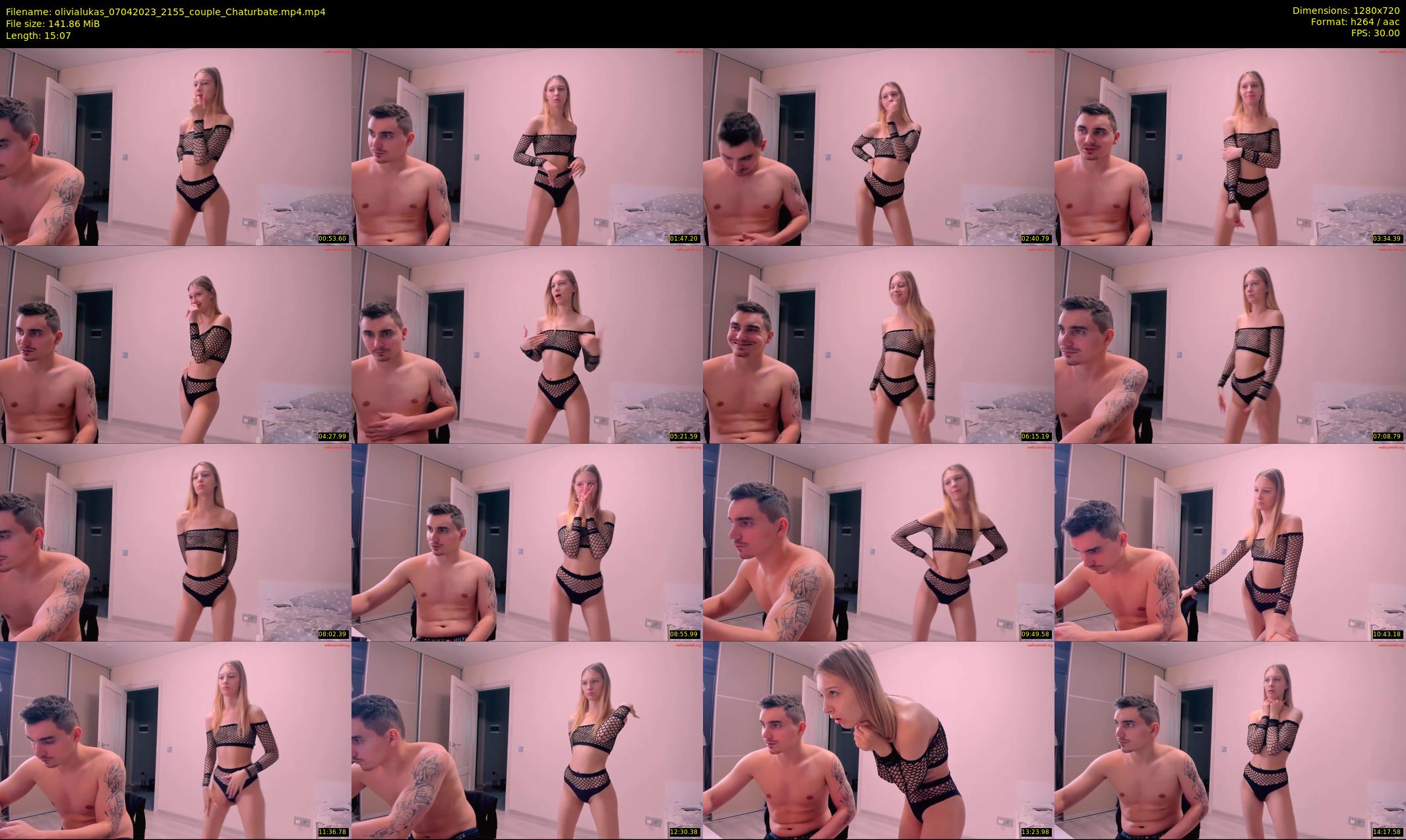olivialukas — 16 minute Chaturbate couple cam show recording, 720p, Apr 7, 2023