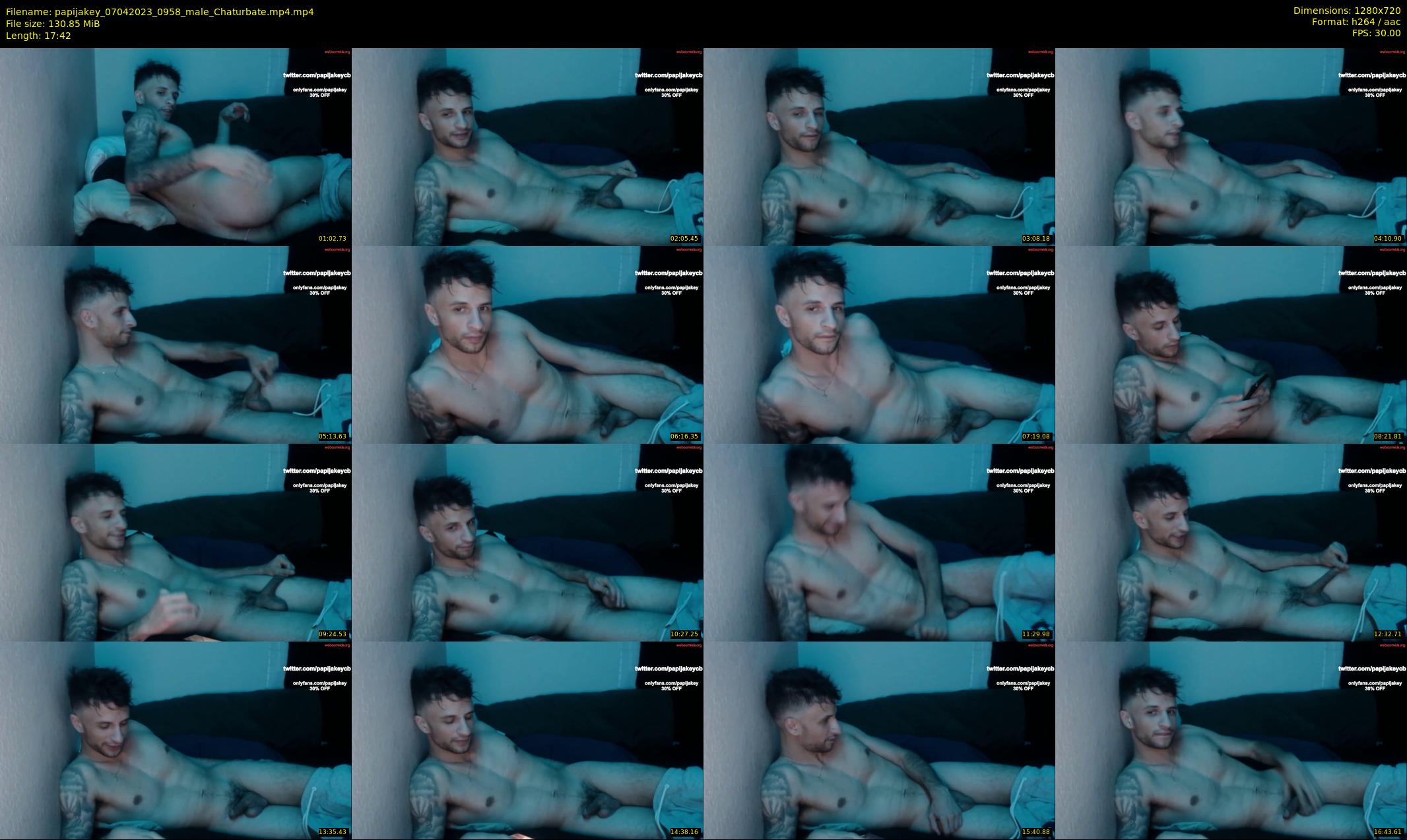 papijakey — 18 minute Chaturbate male cam show recording, 720p, Apr 7, 2023