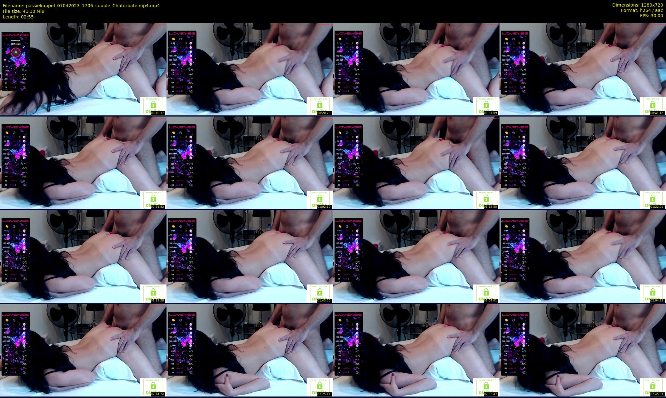 passiekoppel — 3 minute Chaturbate couple cam show recording, 720p, Apr 7, 2023
