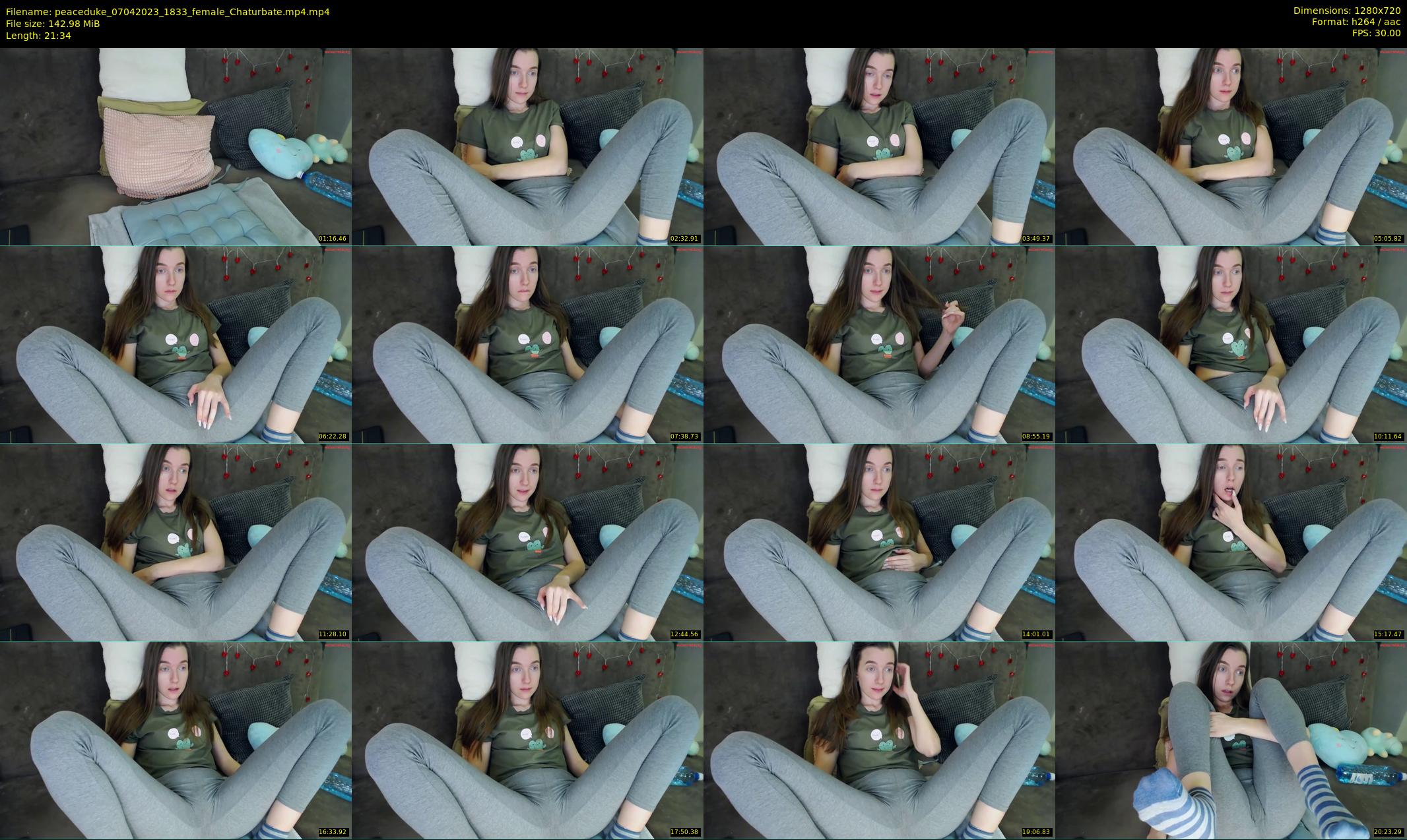 peaceduke — 22 minute Chaturbate female cam show recording, 720p, Apr 7, 2023