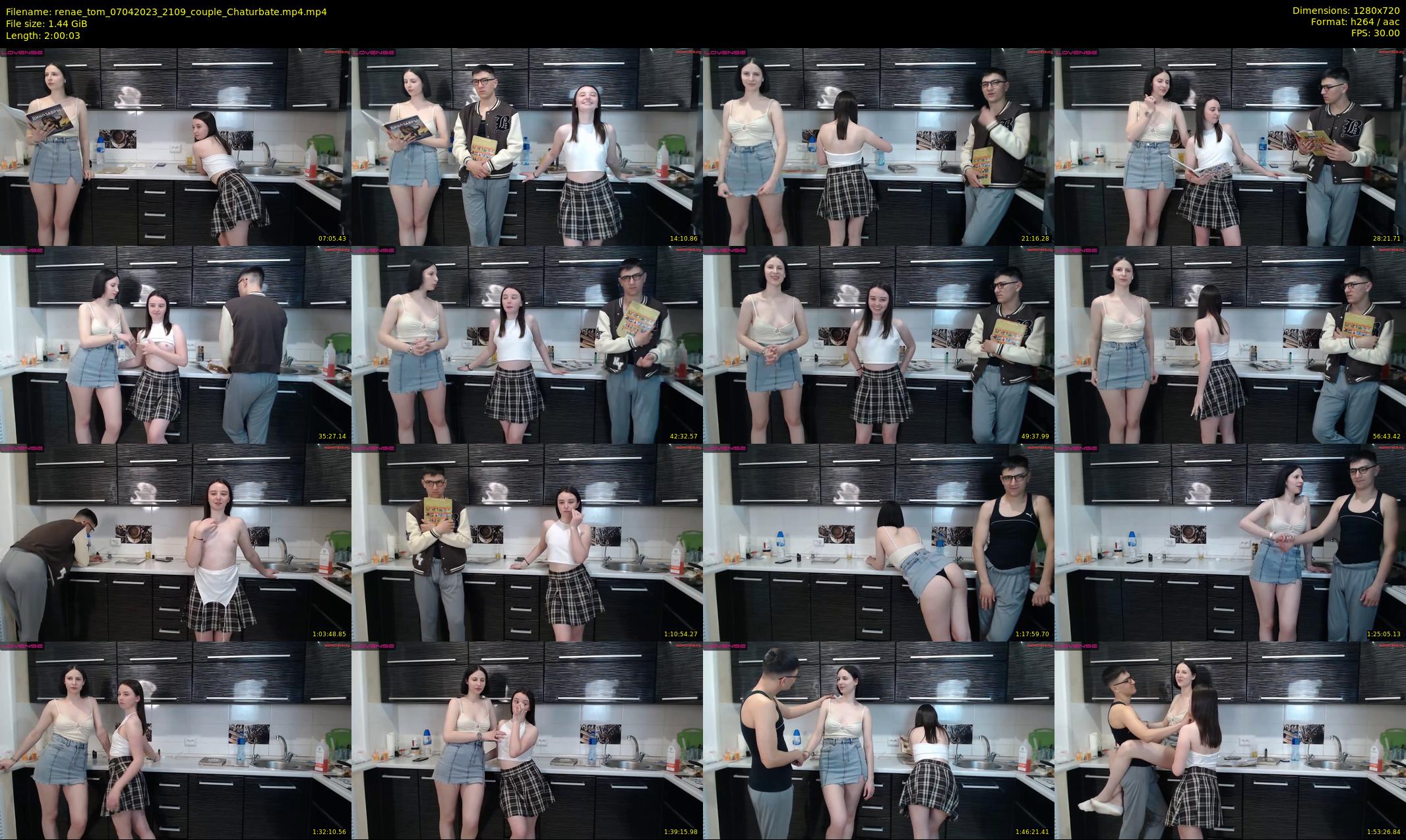 renae_tom — 121 minute Chaturbate couple cam show recording, 720p, Apr 7, 2023
