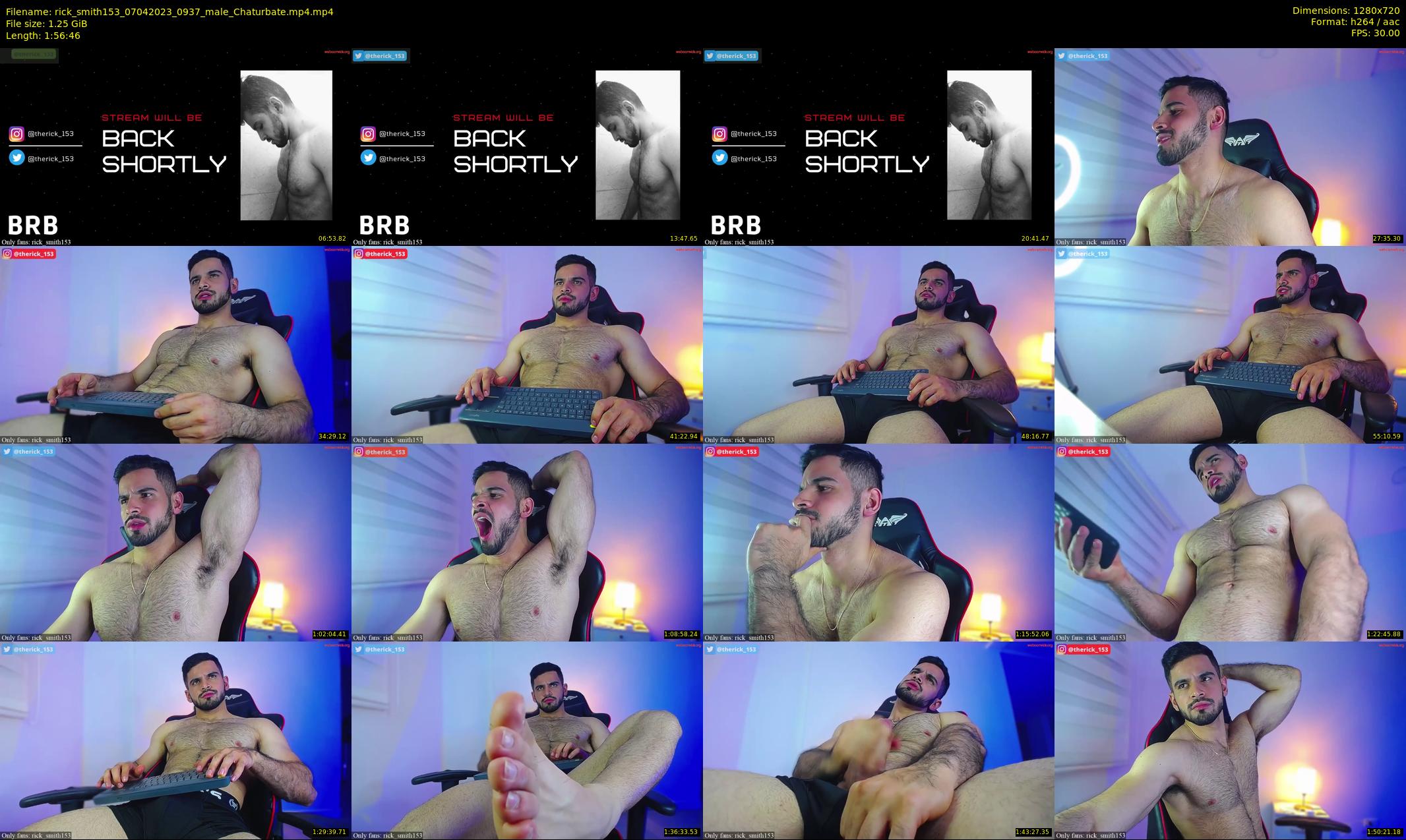rick_smith153 — 117 minute Chaturbate male cam show recording, 720p, Apr 7, 2023