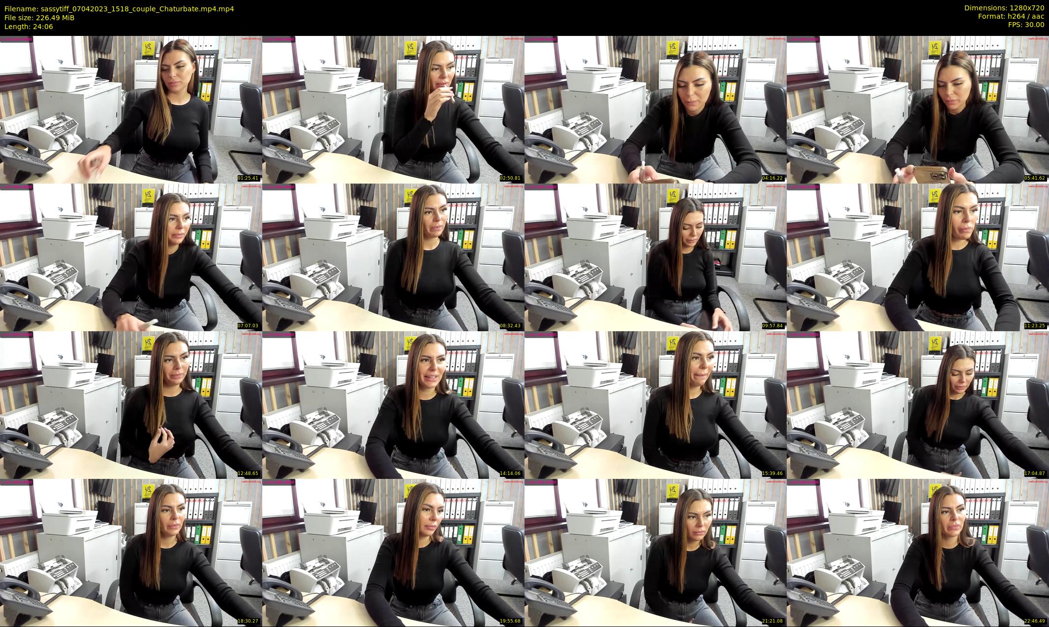sassytiff — 25 minute Chaturbate couple cam show recording, 720p, Apr 7, 2023