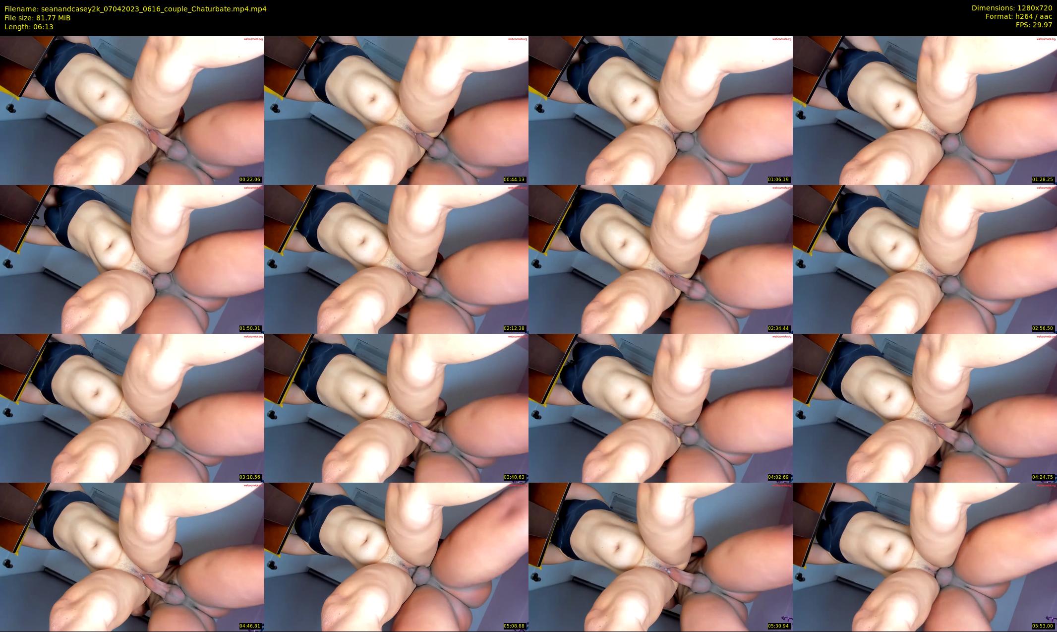 seanandcasey2k — 7 minute Chaturbate couple cam show recording, 720p, Apr 7, 2023