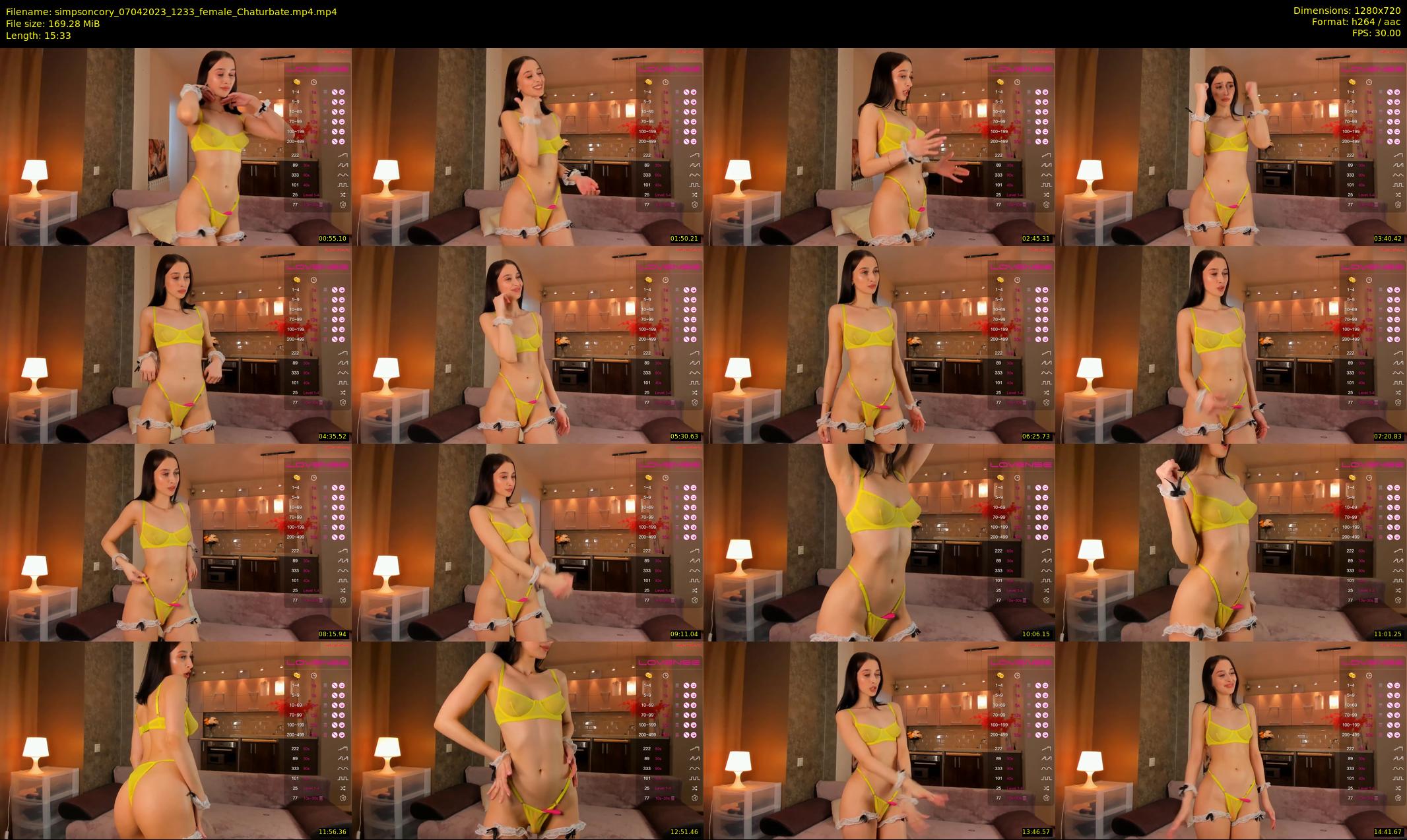 simpsoncory — 16 minute Chaturbate female cam show recording, 720p, Apr 7, 2023