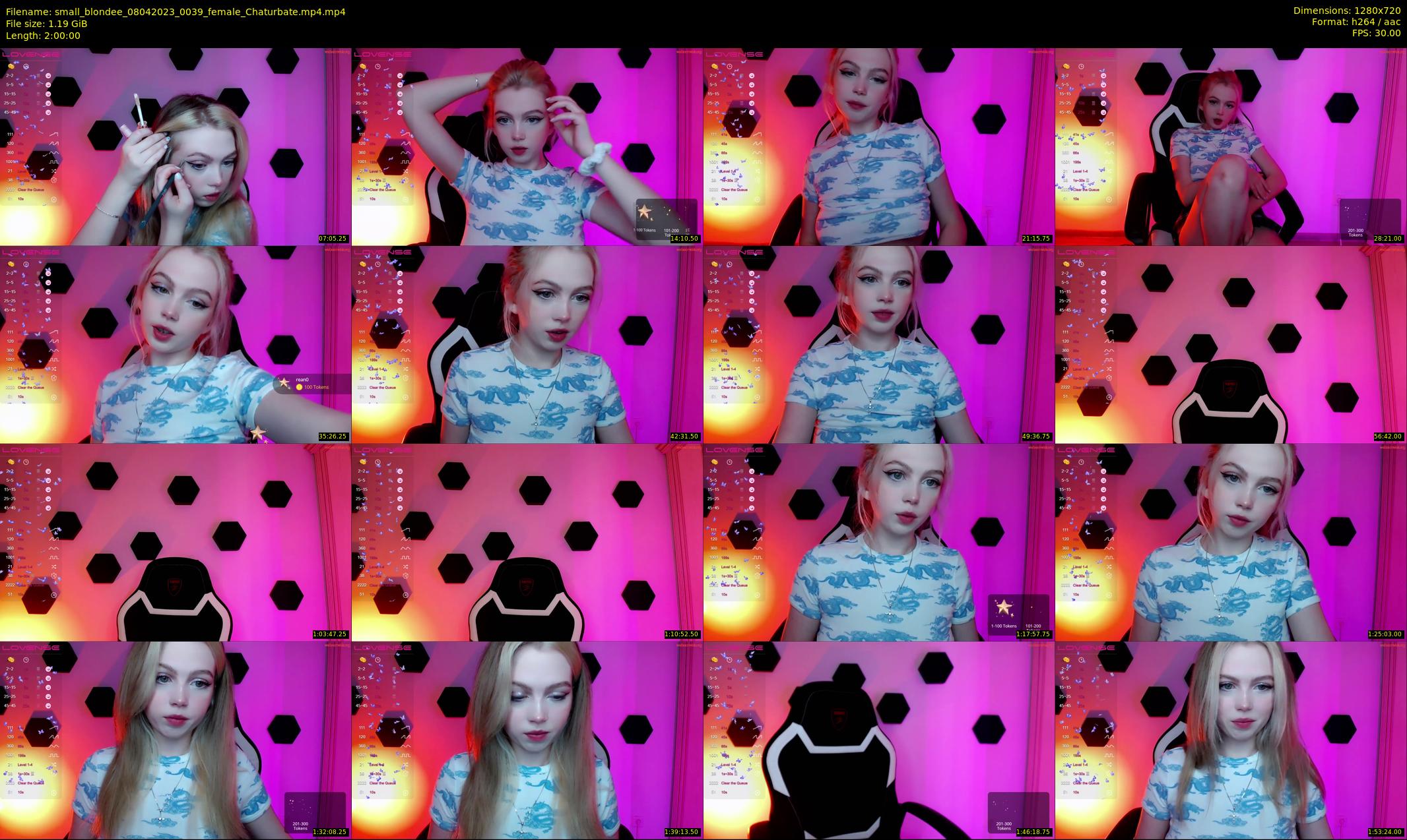 small_blondee — 120 minute Chaturbate female cam show recording, 720p, Apr 8, 2023