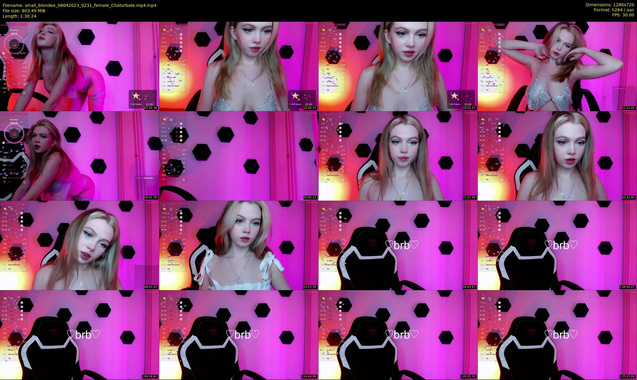small_blondee — 91 minute Chaturbate female cam show recording, 720p, Apr 8, 2023