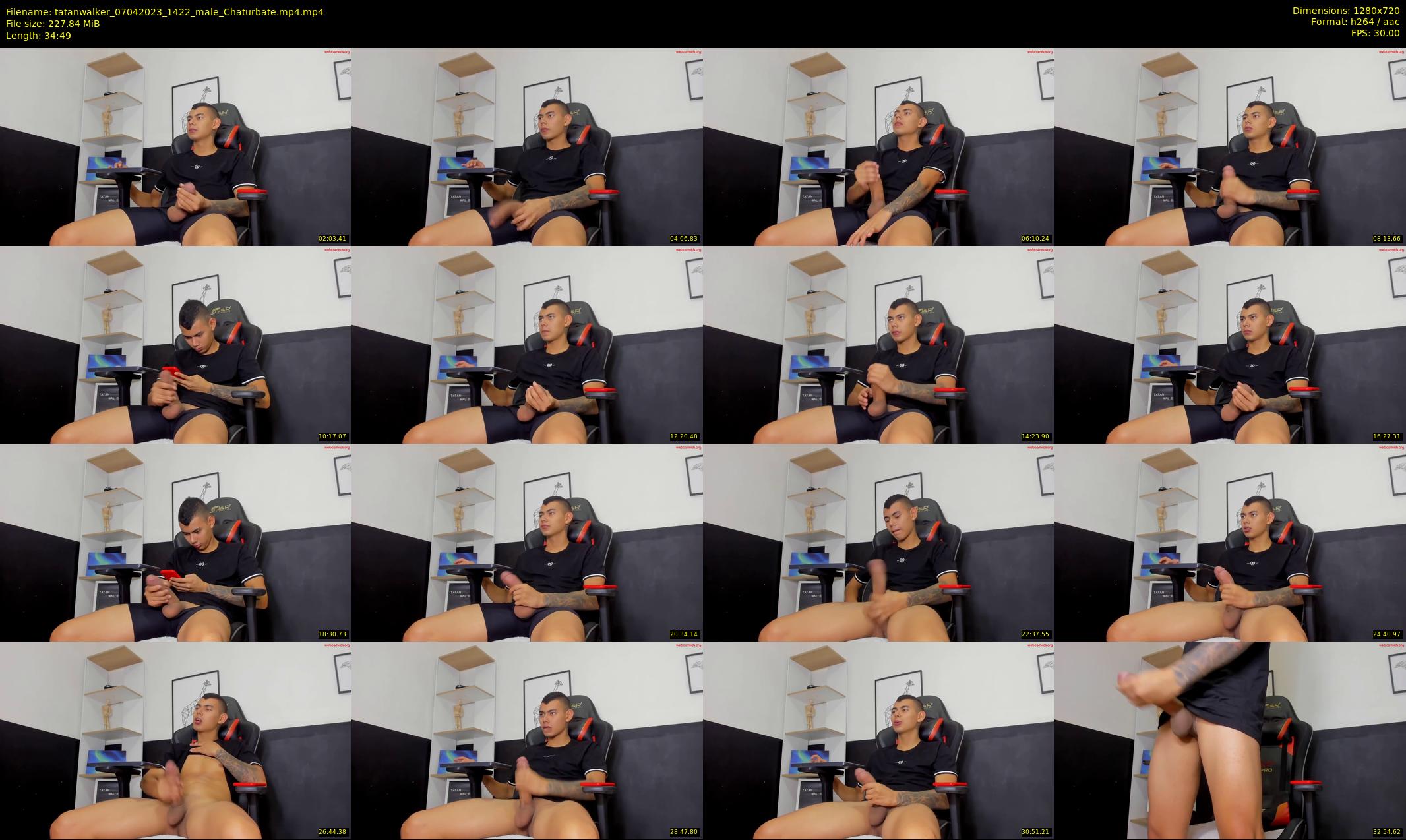 tatanwalker — 35 minute Chaturbate male cam show recording, 720p, Apr 7, 2023