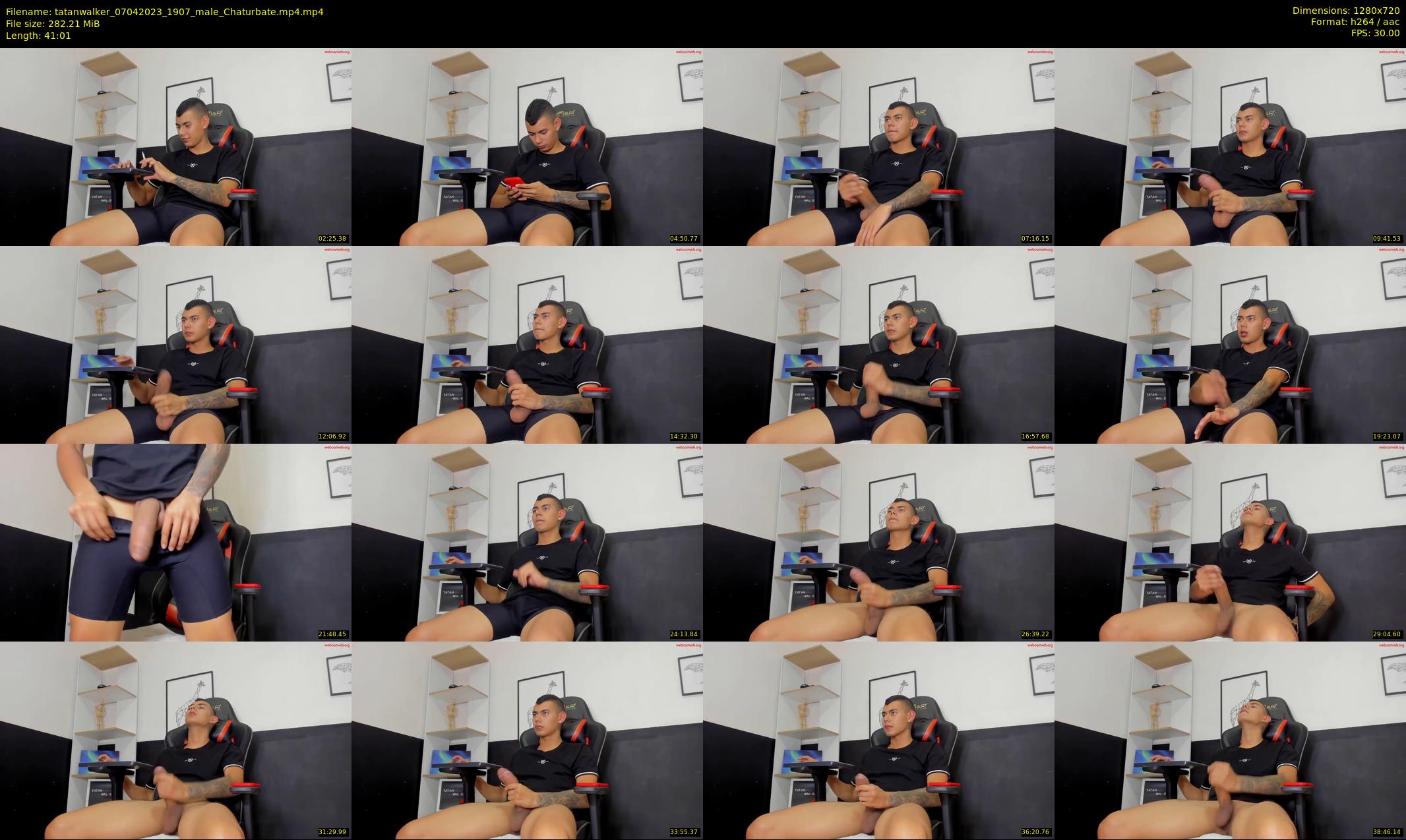tatanwalker — 42 minute Chaturbate male cam show recording, 720p, Apr 7, 2023