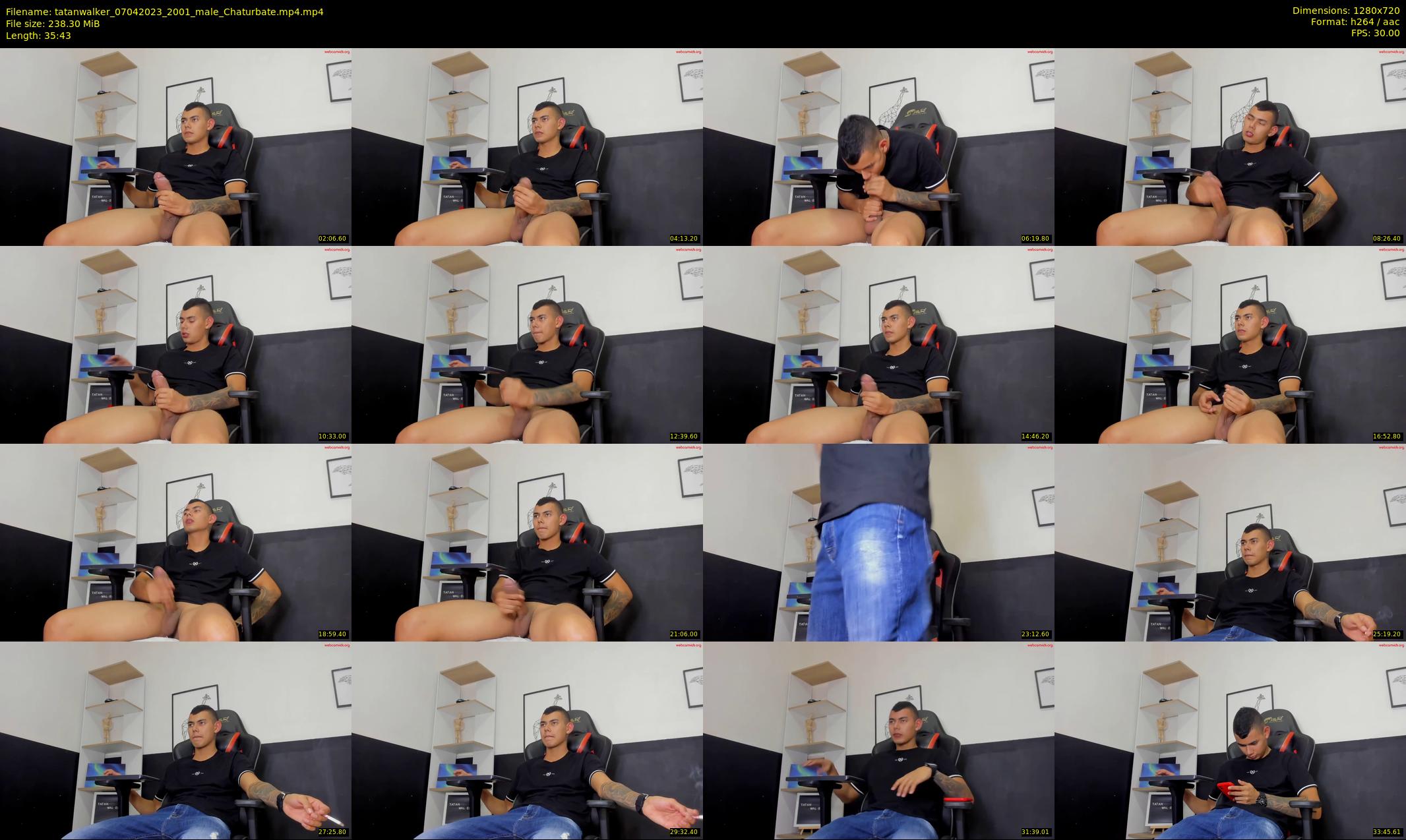 tatanwalker — 36 minute Chaturbate male cam show recording, 720p, Apr 7, 2023