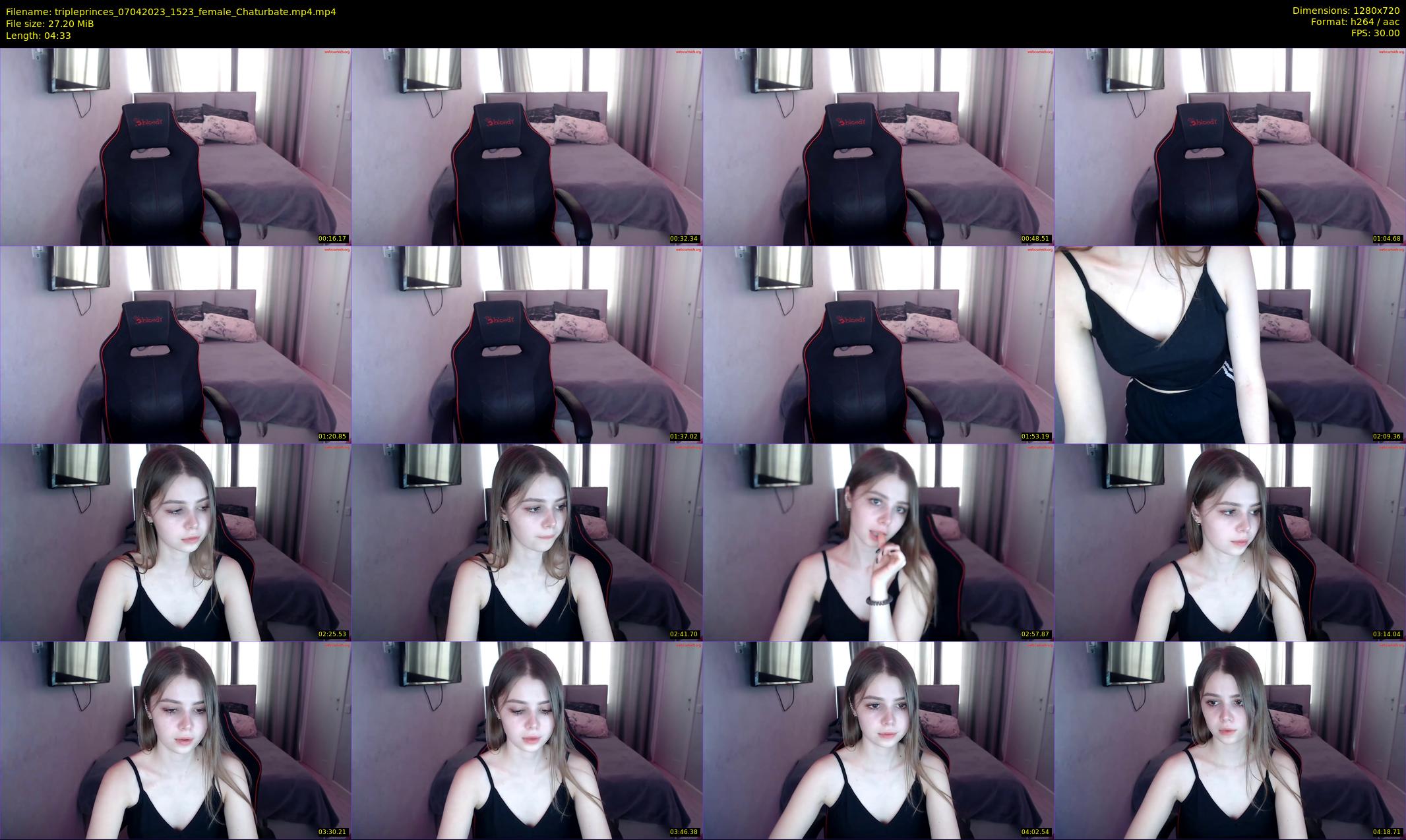 tripleprinces — 5 minute Chaturbate female cam show recording, 720p, Apr 7, 2023