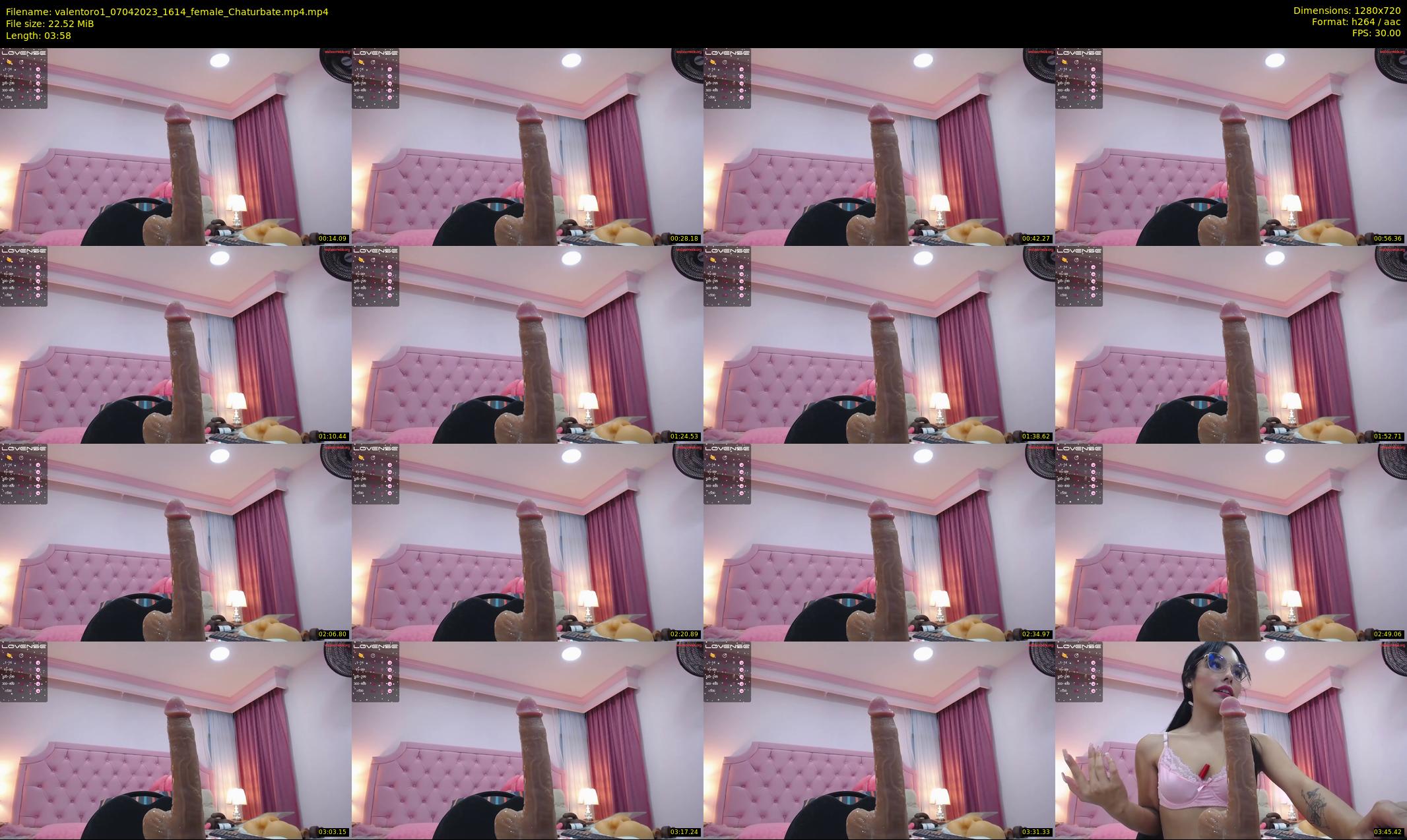 valentoro1 — 4 minute Chaturbate female cam show recording, 720p, Apr 7, 2023