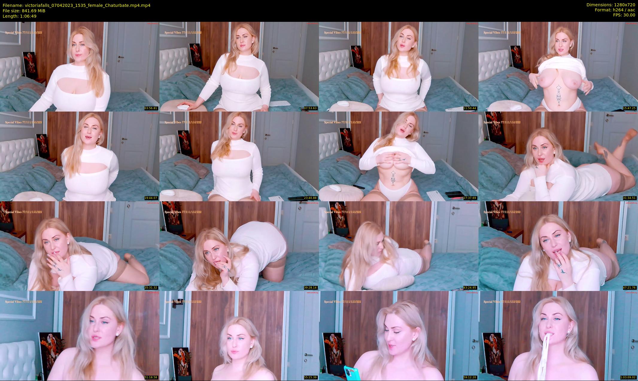 victoriafalls — 67 minute Chaturbate female cam show recording, 720p, Apr 7, 2023
