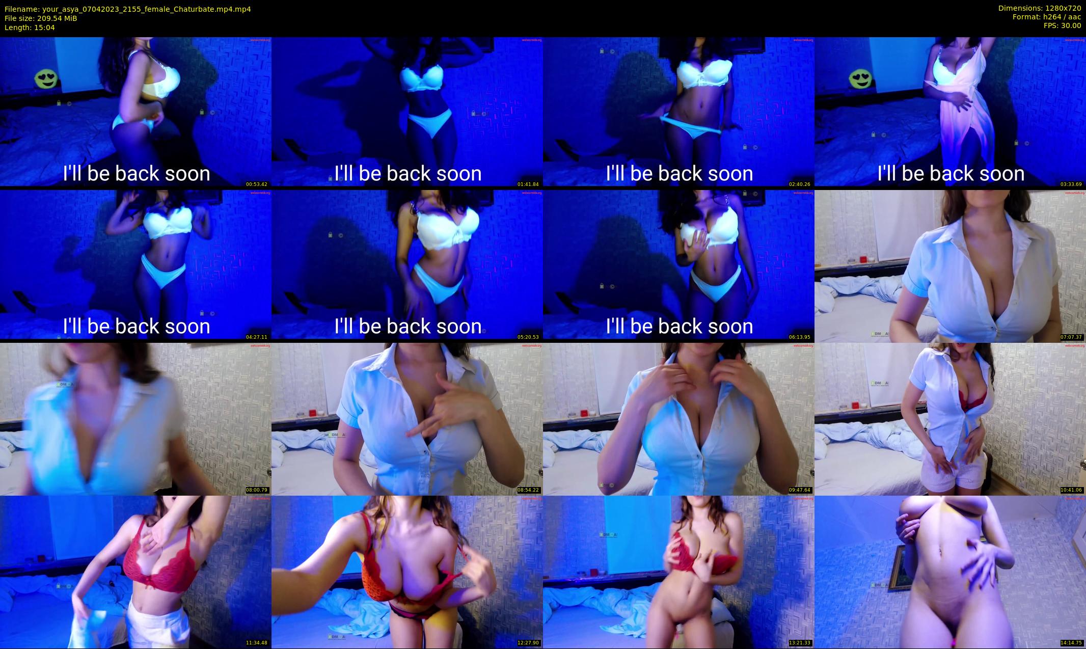 your_asya — 16 minute Chaturbate female cam show recording, 720p, Apr 7, 2023