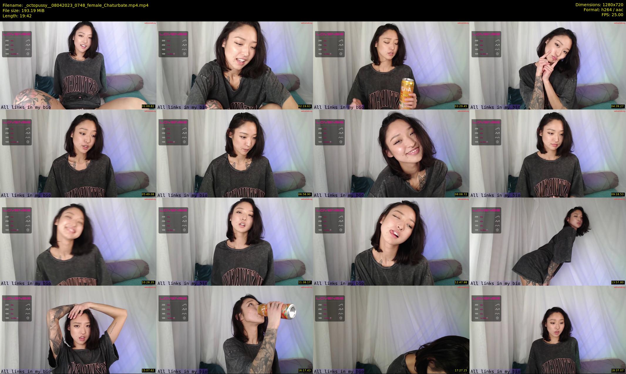 _octopussy_ — 20 minute Chaturbate female cam show recording, 720p, Apr 8, 2023